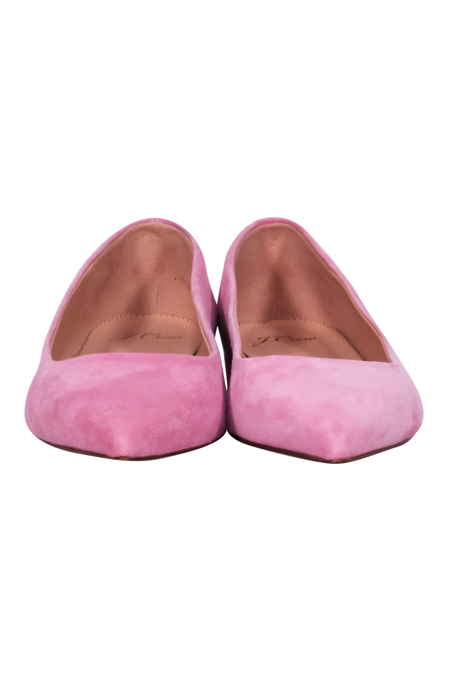 J.Crew Light Pink Suede Pointed Toe Flats - Size 7.5: A Springtime Office Must-Have