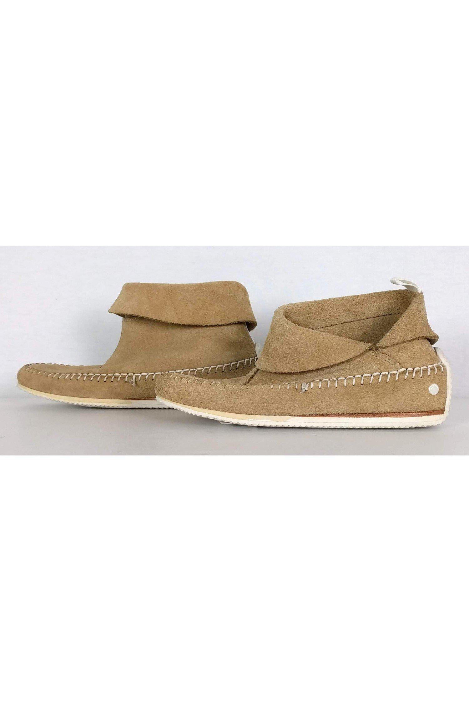 Rag & Bone - Irresistible Beige Hand - Sewn Moccasins in Size 6.5