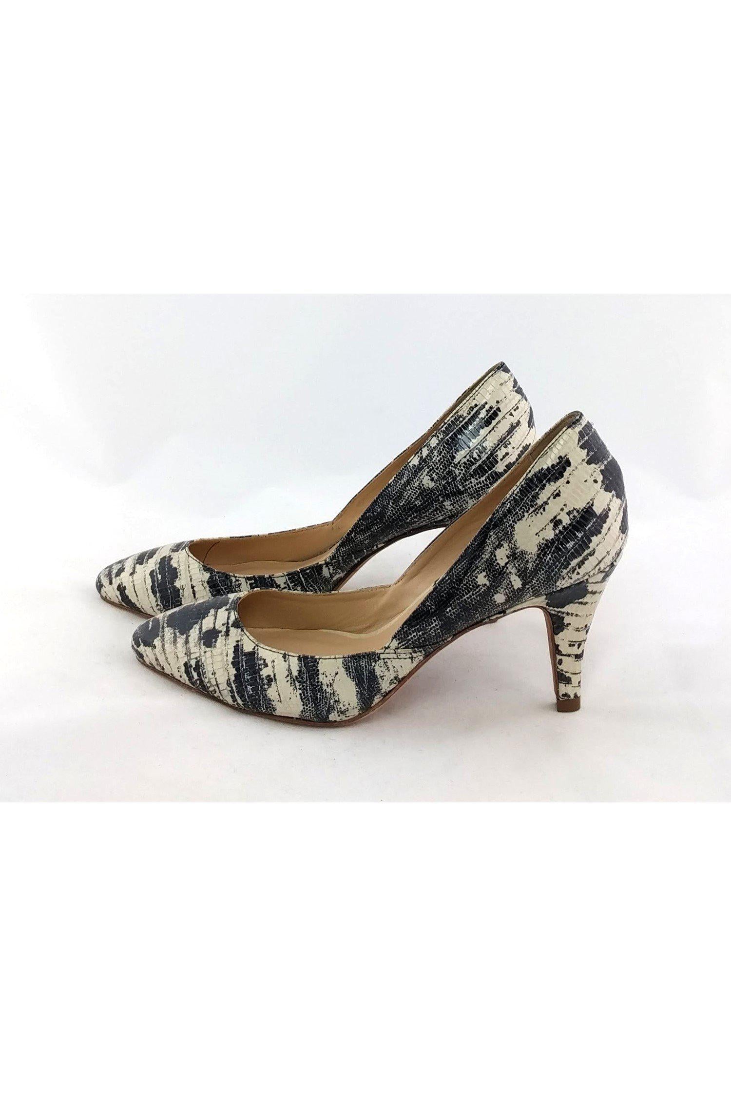 Loeffler Randall Stunning Black & White Print Pumps - Size 7