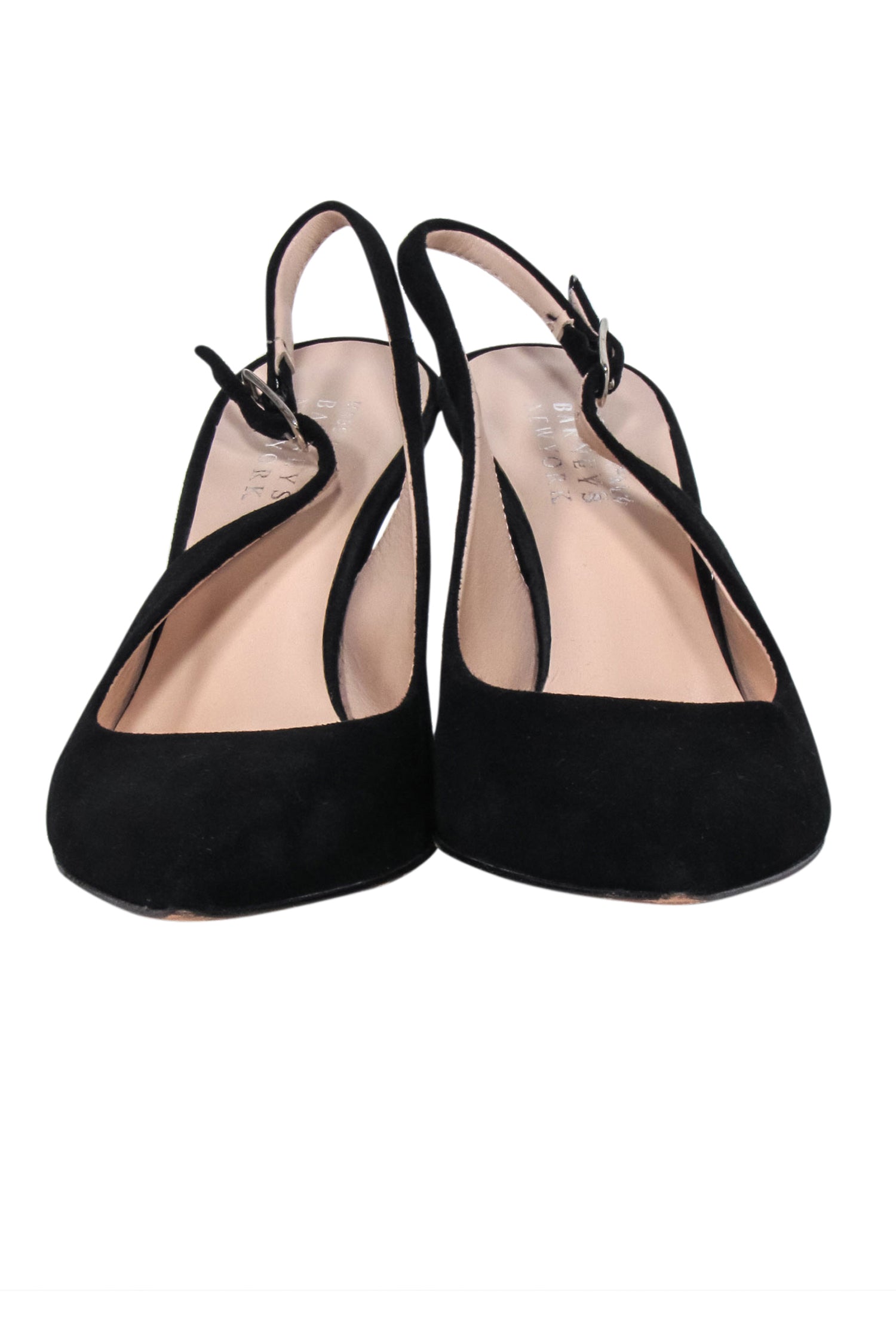 Barney's New York - Stunning Black Sling Back Pumps in Size 6.5