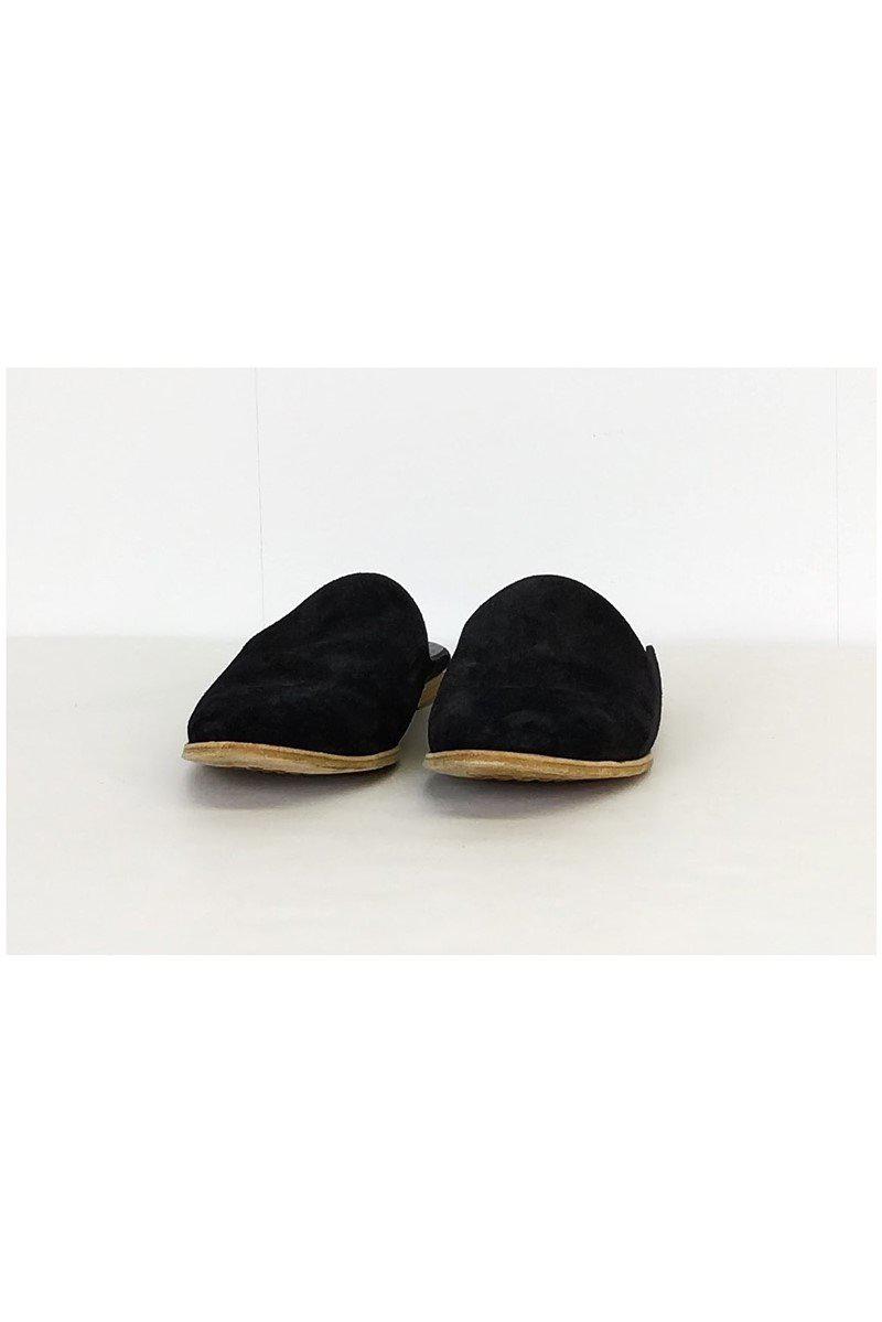 Pedro Garcia - Stunning Black Suede Mules in Size 7.5