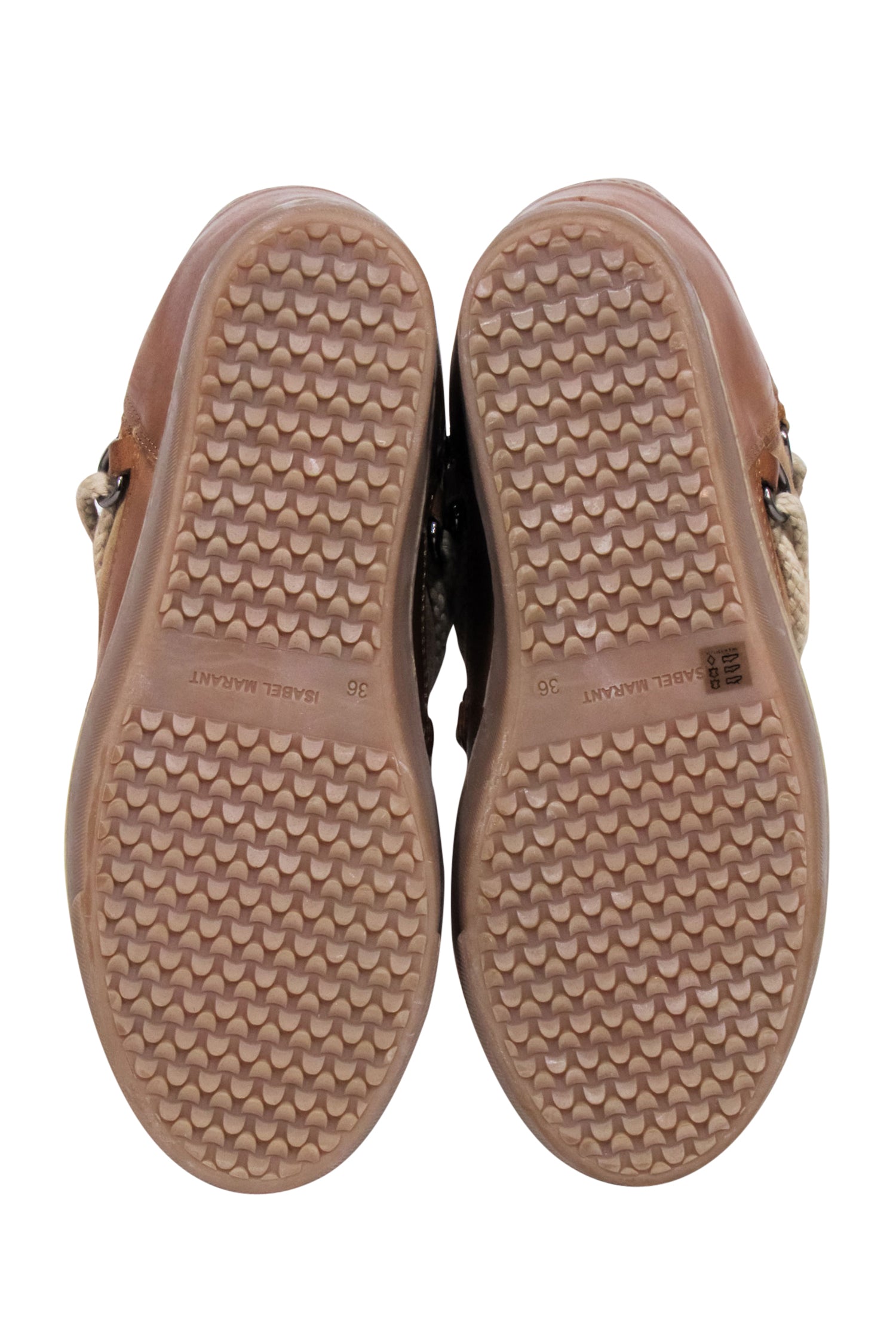 Isabel Marant's Tan Leather Nowles Snow Boots - Size 6, Your Ultimate Cold-Weather Essential!