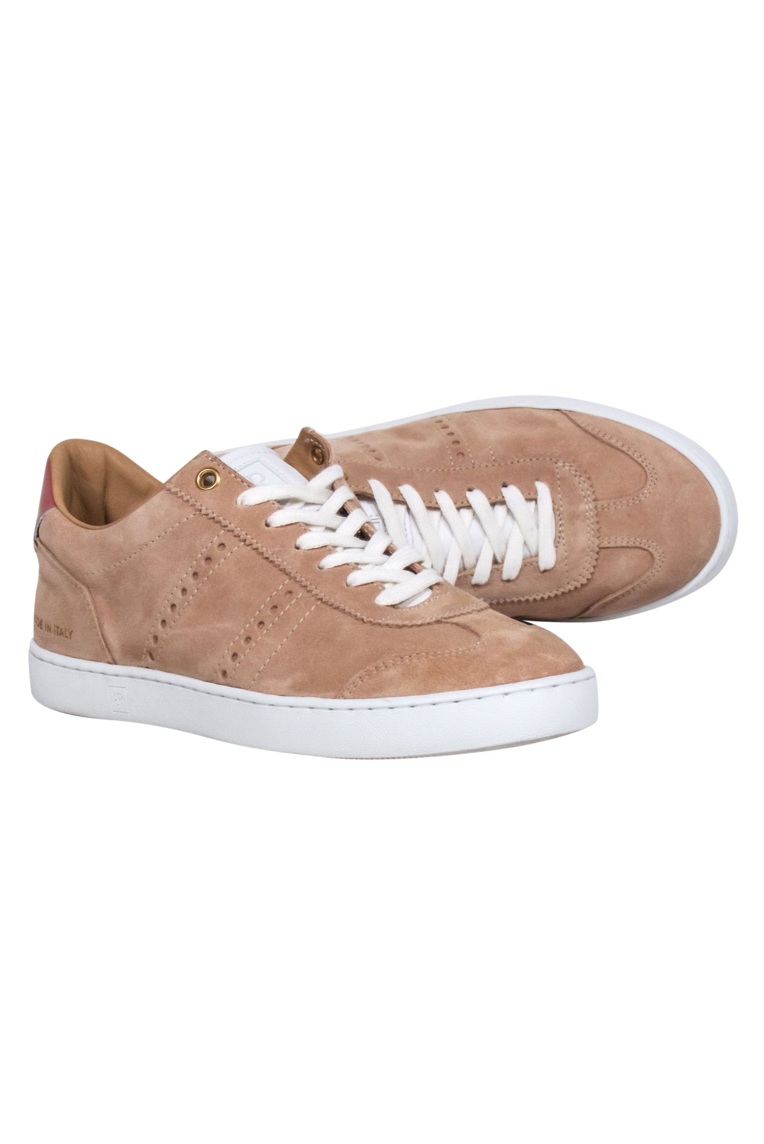 Rubirosa - Tan Suede Odile D Sneakers in Size 7 - The Ultimate Playful Footwear