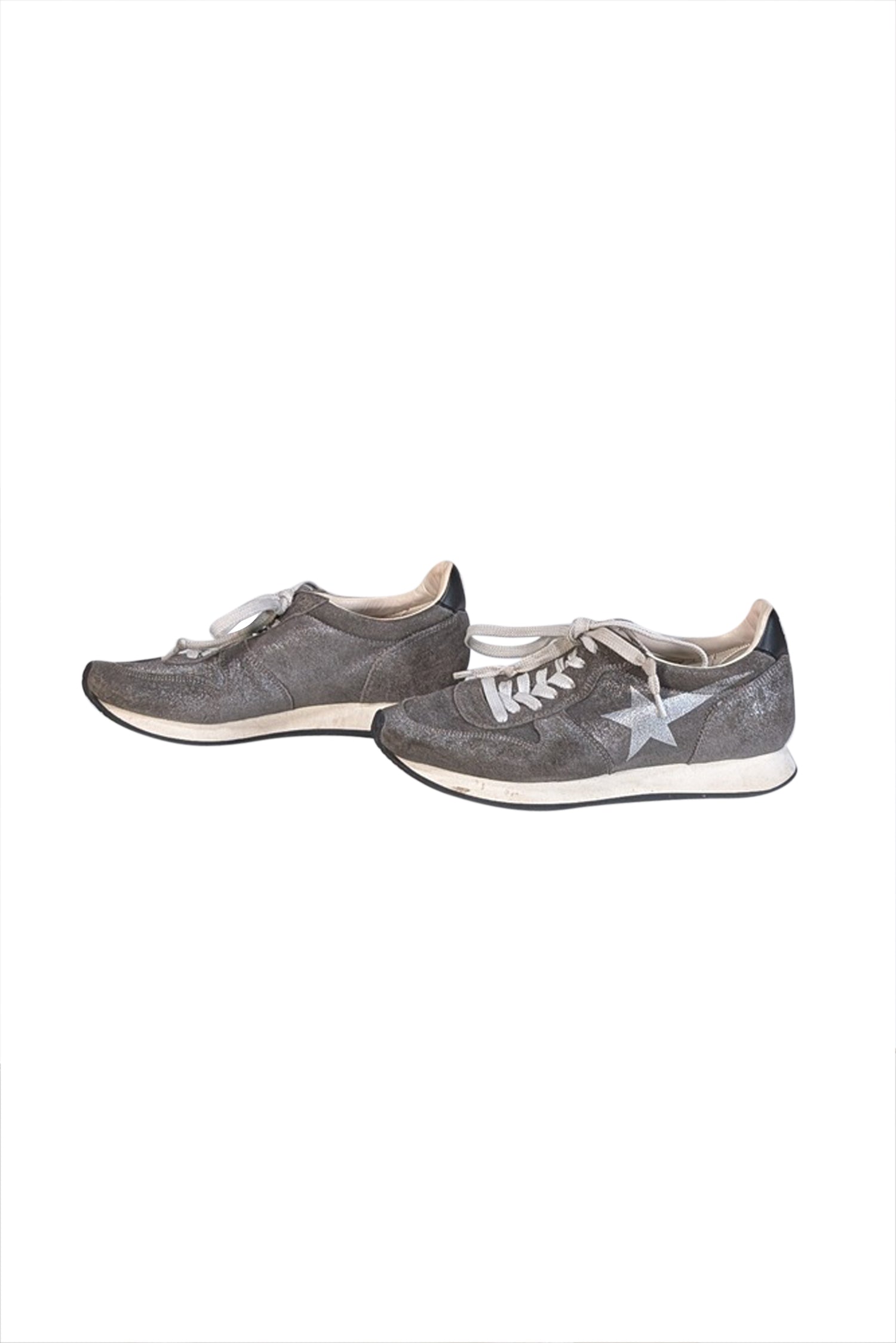 Golden Goose Grey Suede Haus Sneakers - Size 5 - Add Star Style!