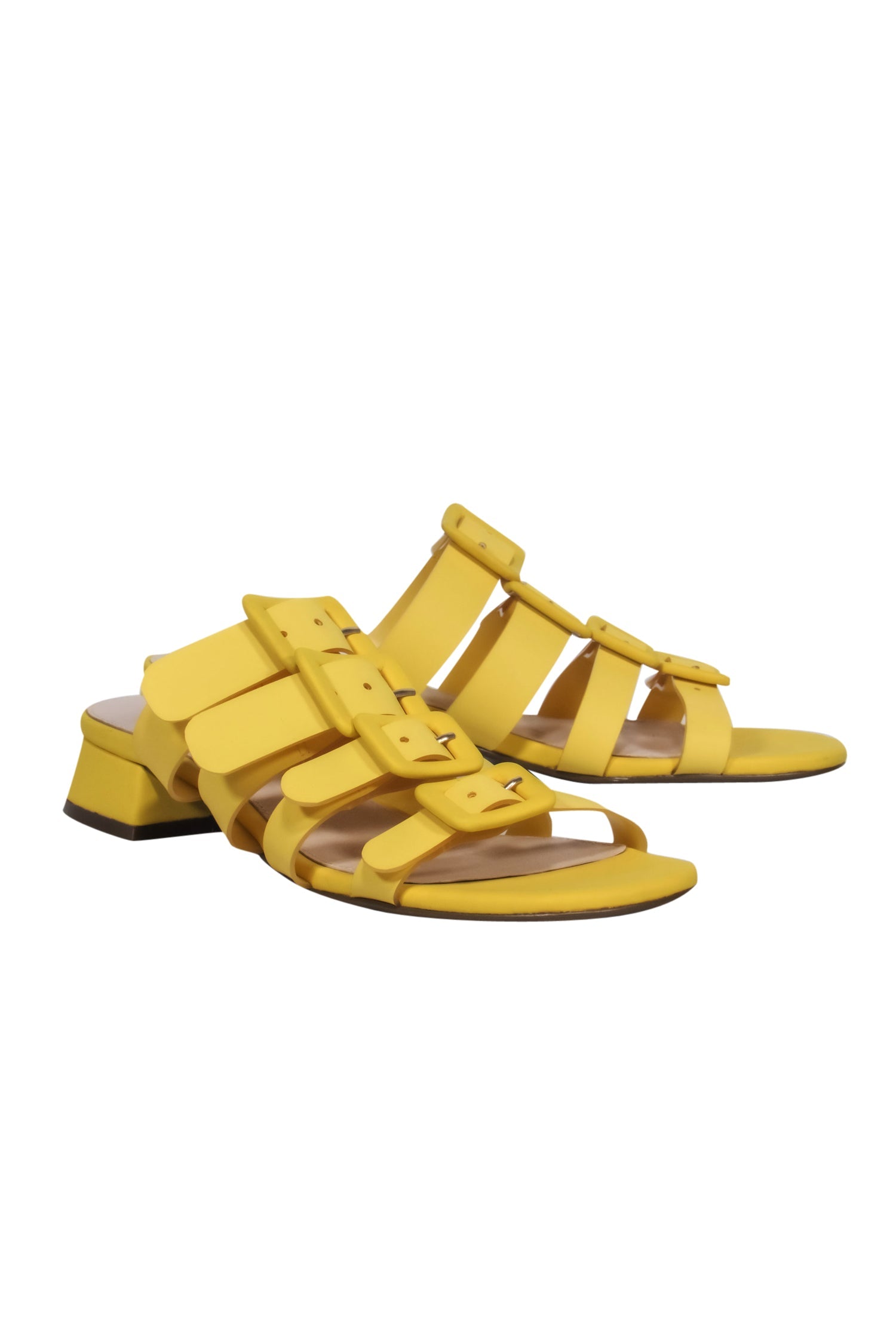 Cecelia New York - Gorgeous Yellow Leather Strappy Lexington Sandals in Size 8.5