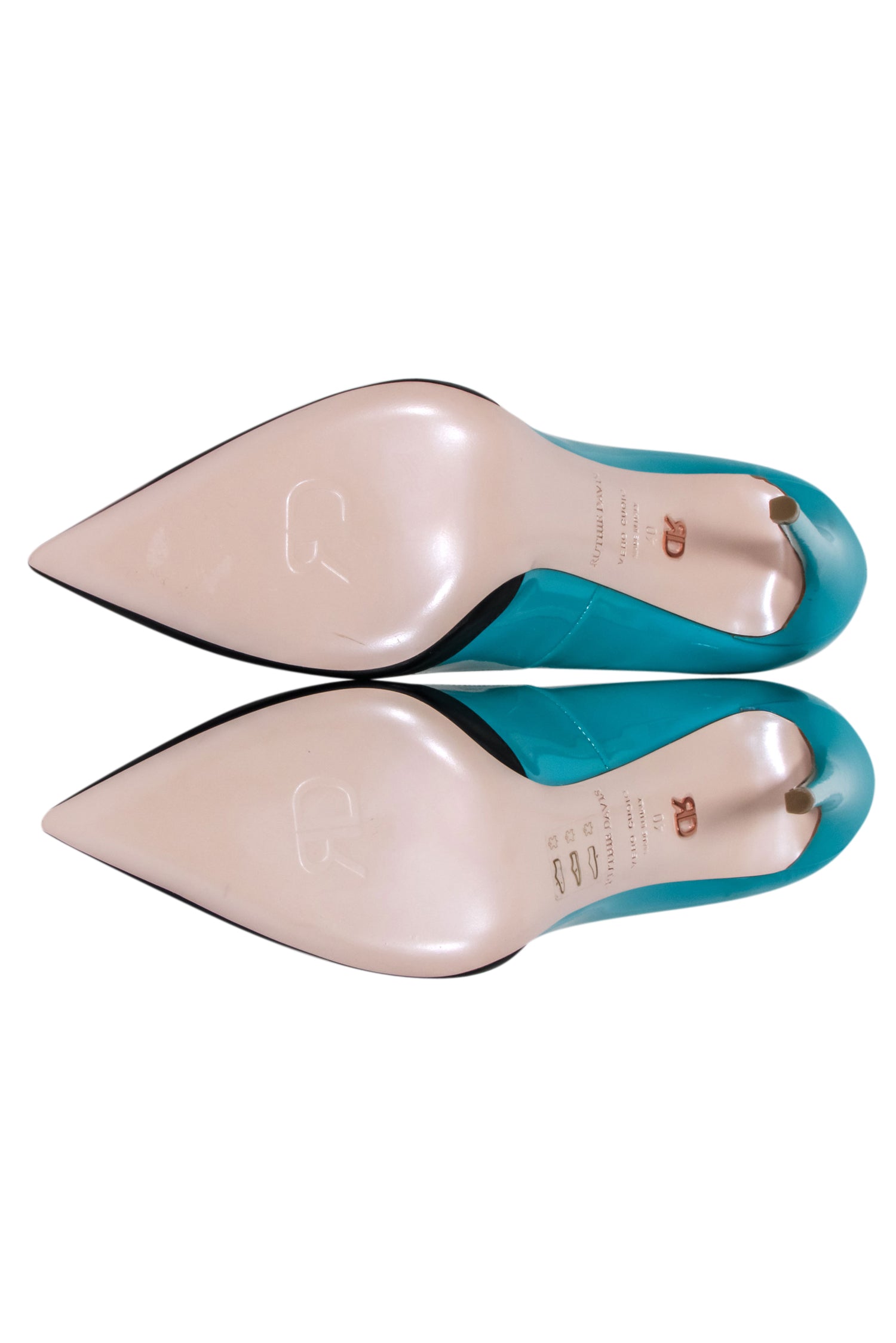 Ruthie Davis - Stunning Blue, Black & Pink Pointed Toe Heels in Size 10