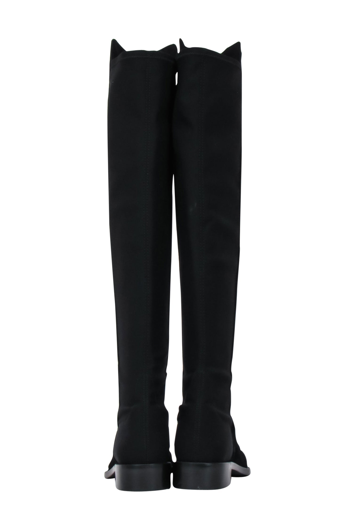 Stuart Weitzman's Gorgeous Black Suede 5050 Tall Boots - Size 10.5
