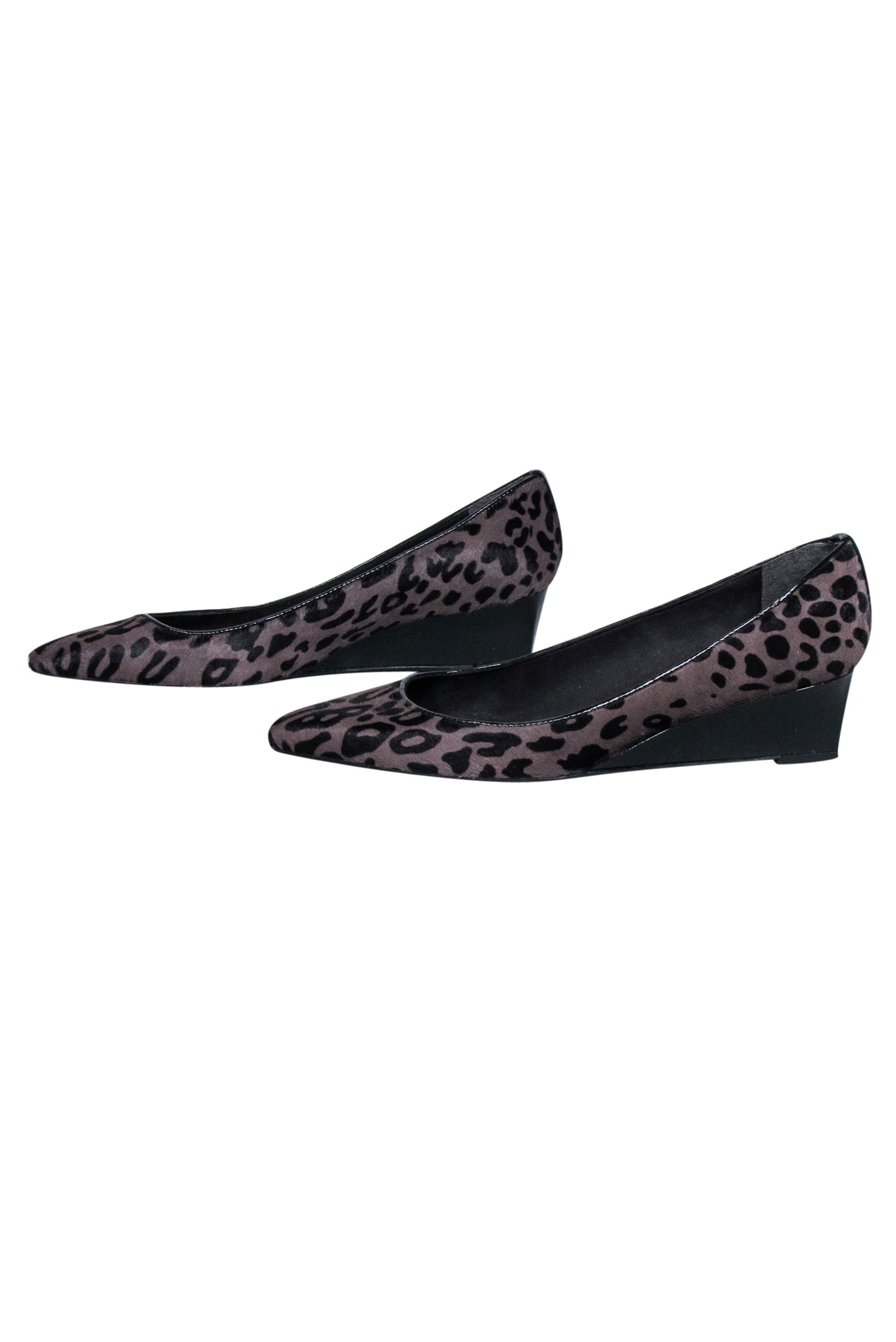 Stuart Weitzman's Wild Leopard Print Pony Hair Pumps - Size 8.5