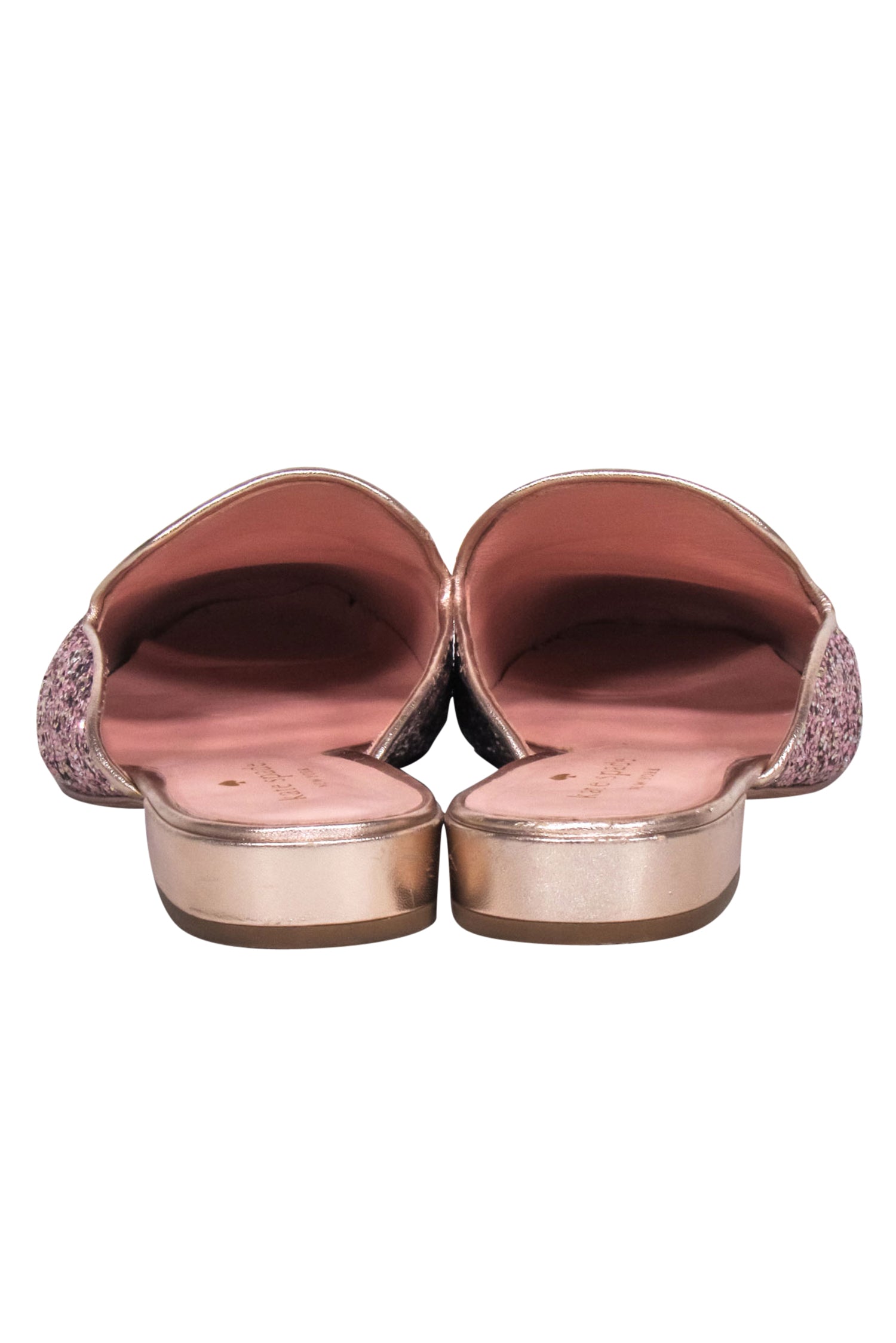 Kate Spade Pink Glittery Mule Flats - Size 8: A Sparkling Fashion Must-Have