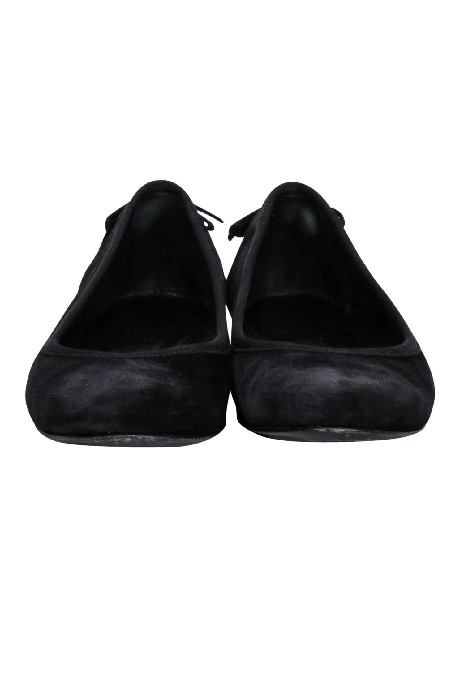 Ferragamo Black Suede Ballet Flats - Size 7.5 - Elevate Your Style!