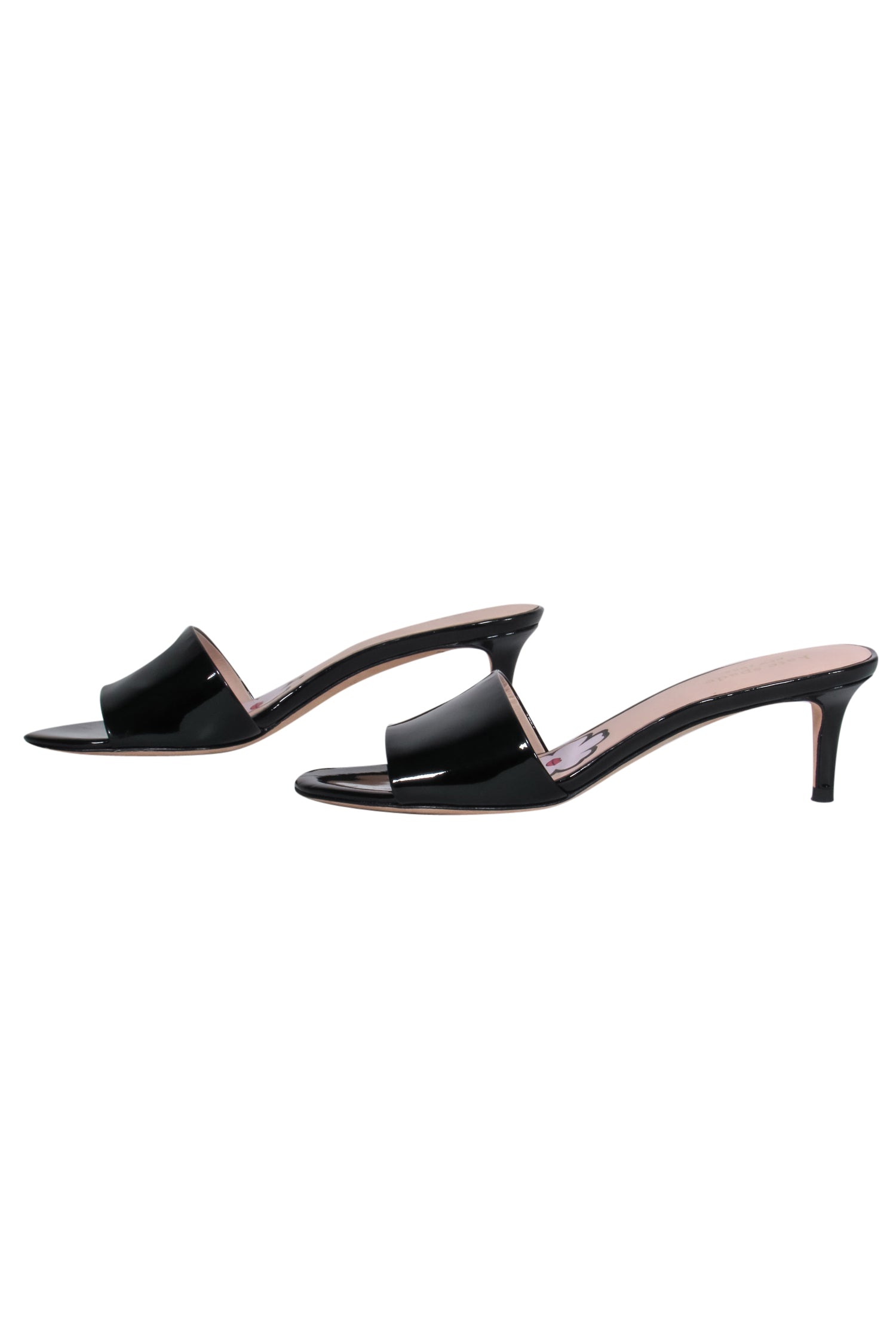 Kate Spade Black Patent Leather Kitten Heels - Size 7.5 - Irresistible Style!