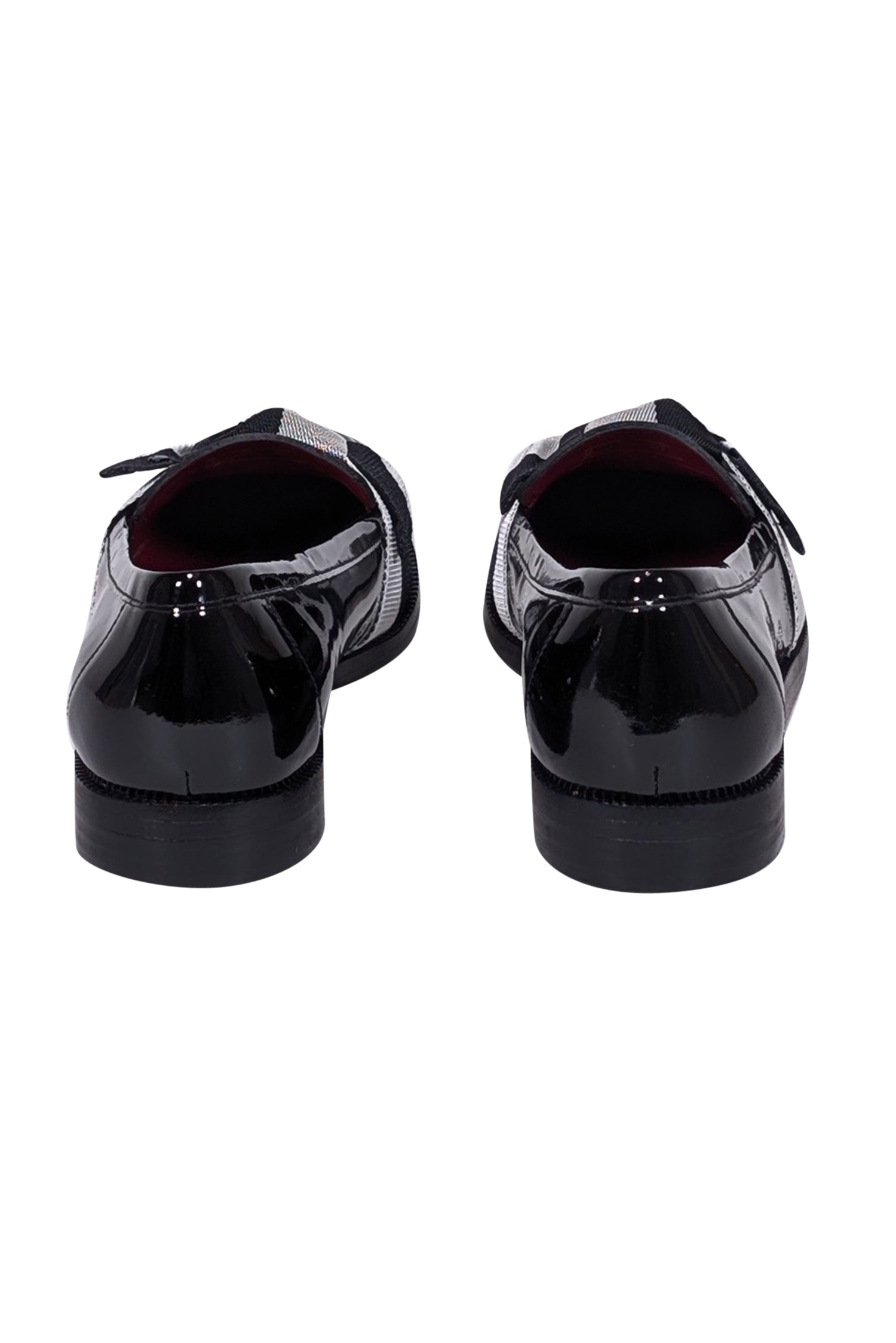 Kate Spade's Stylish Black Patent Leather Leandra Loafer with Bow - Size 8
