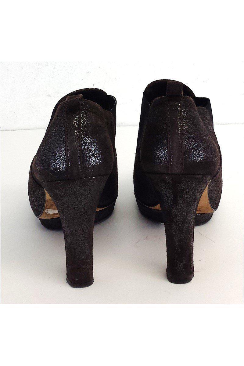 Gorgeous Repetto Brown Metallic Booties - Size 7.5, A Must-Have!