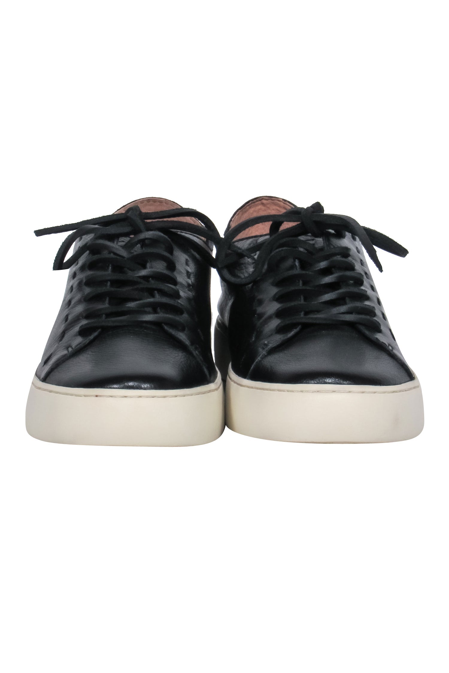 Frye's Stunning Black Leather Platform Lace - Up Sneakers in Size 9