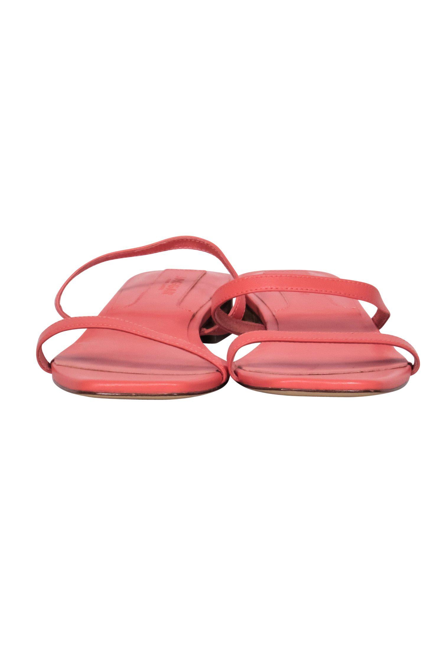 Jaggar Coral Strappy Square Toe Sandals - Size 8 - Fashionable Footwear