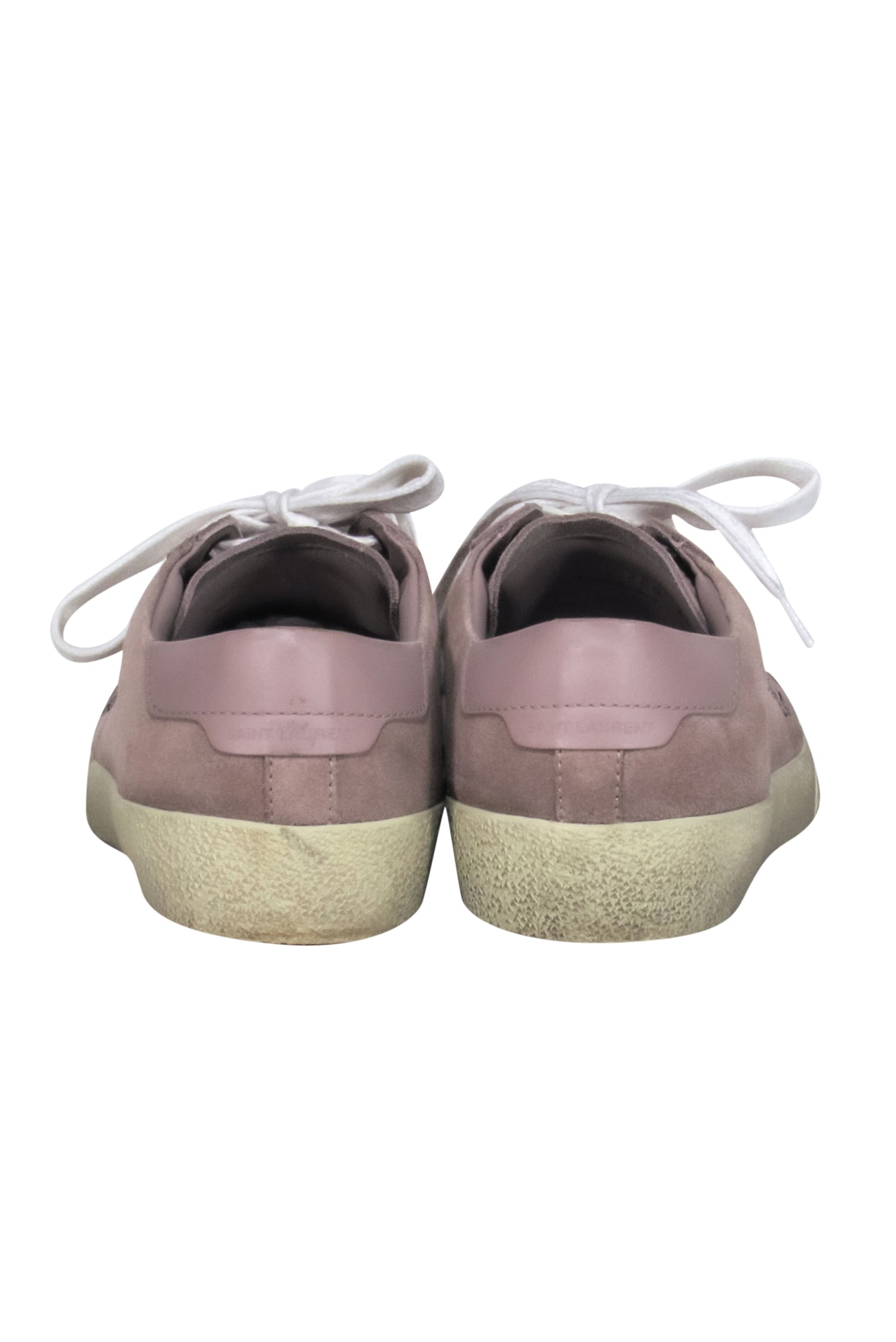 Saint Laurent Rose Suede Alpha Sigma Size 10 Trendy Sneakers