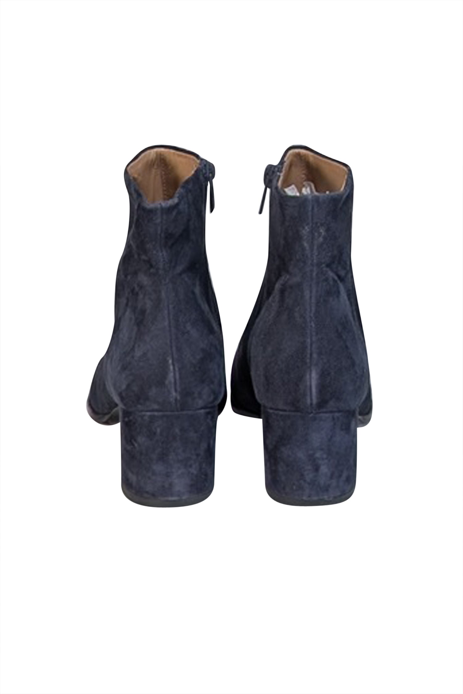 Via Spiga Navy Suede Short Ankle Boots - Size 9 - Chic & Versatile