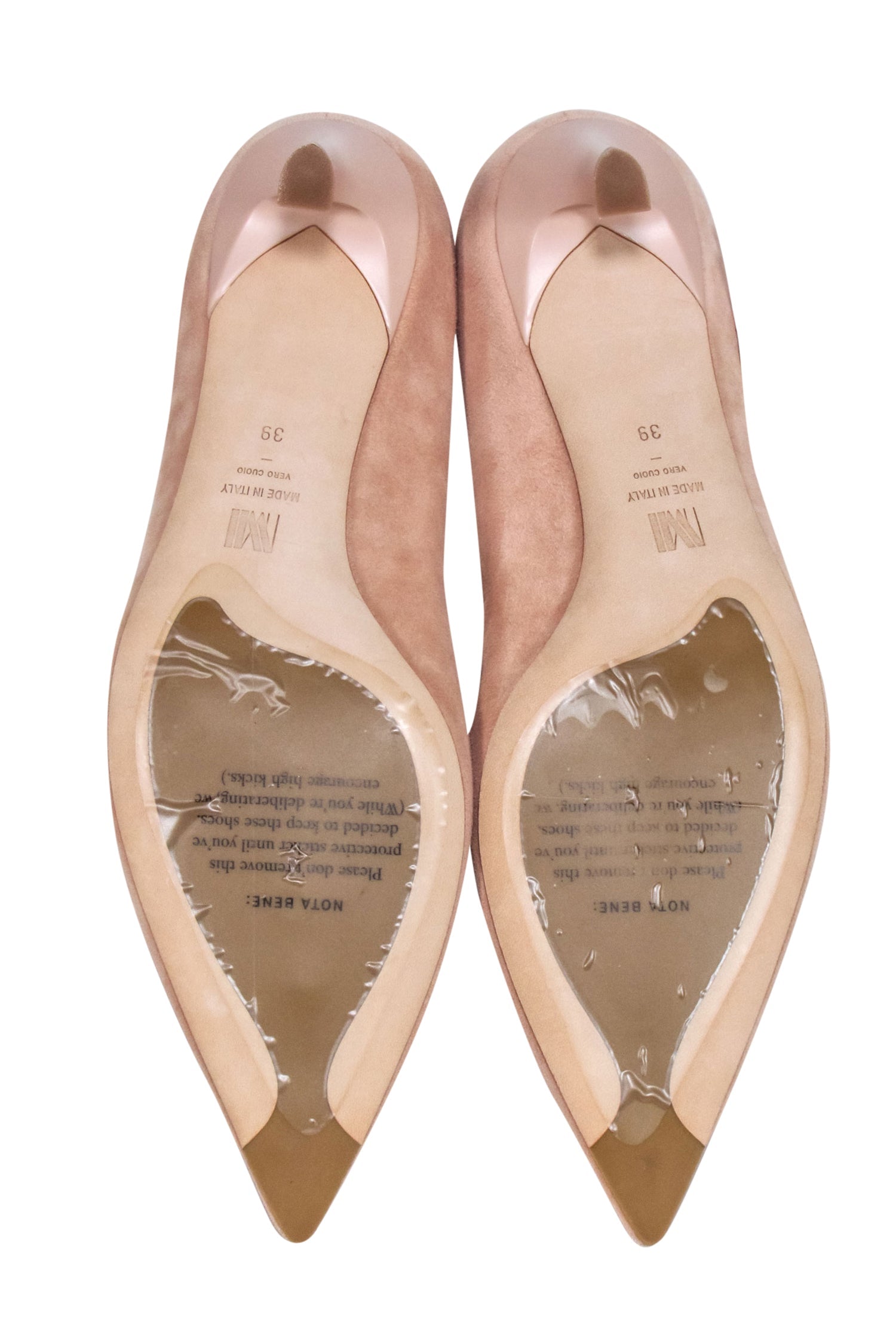 M.M.Lafleur Beige Suede Pointed Toe Kitten Heels - Size 8.5 - Elevate Your Office Look!
