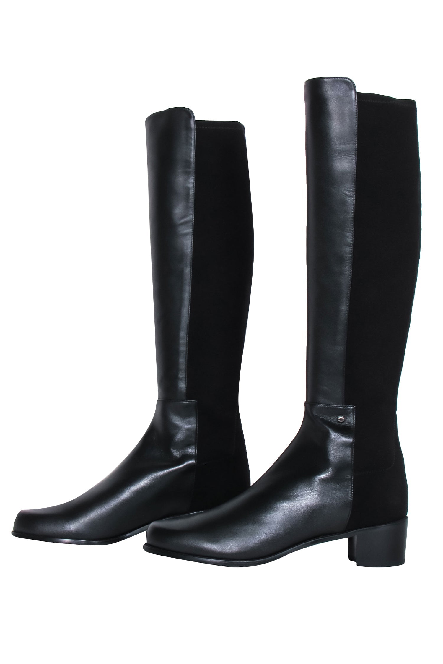 Stuart Weitzman - Stunning Black Leather Tall Boots in Size 11.5