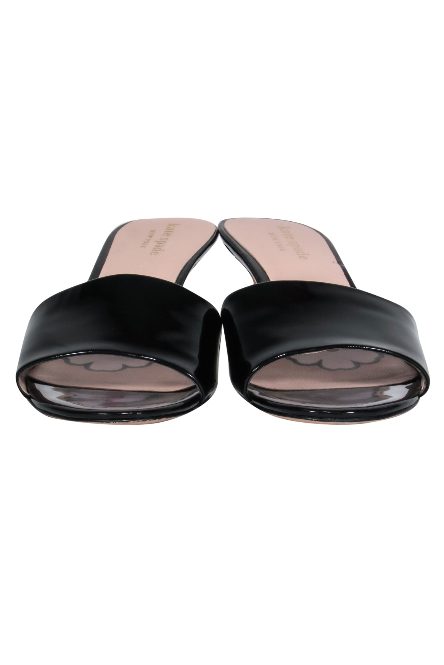 Kate Spade Black Patent Leather Kitten Heels - Size 7.5 - Irresistible Style!