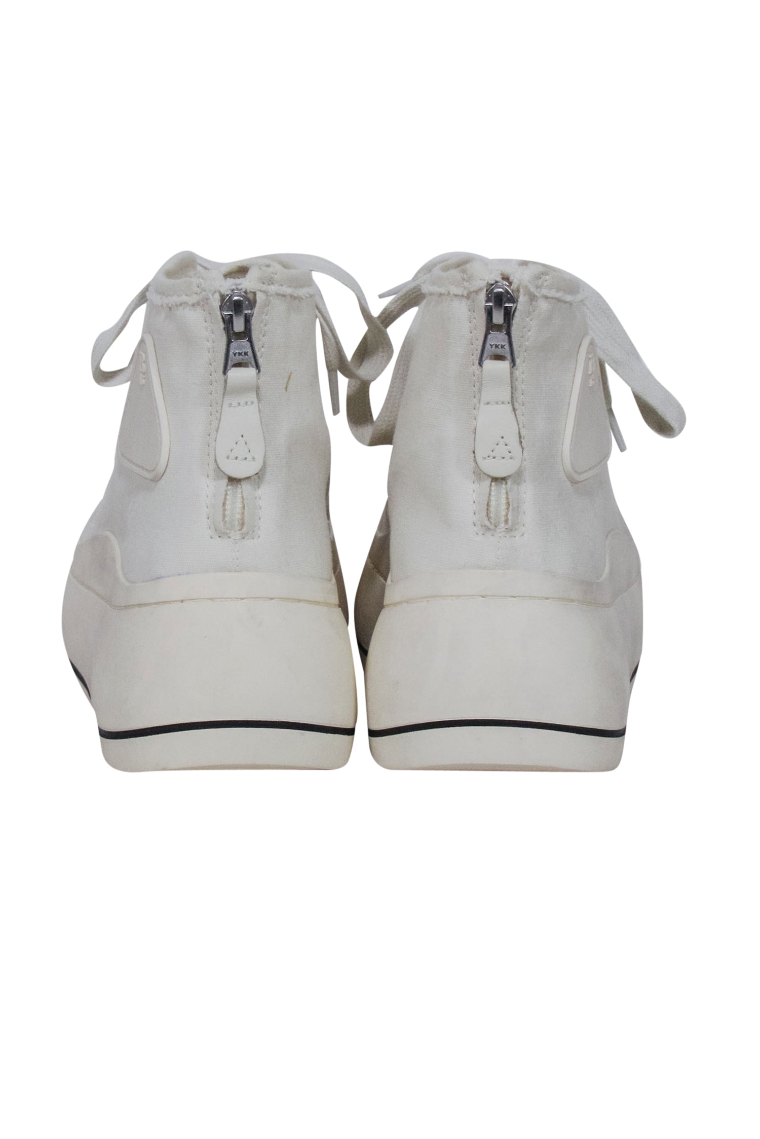 R13 Ivory 'Kurt' High-Top Sneakers - Size 8: Your Trendy Weekend Essential