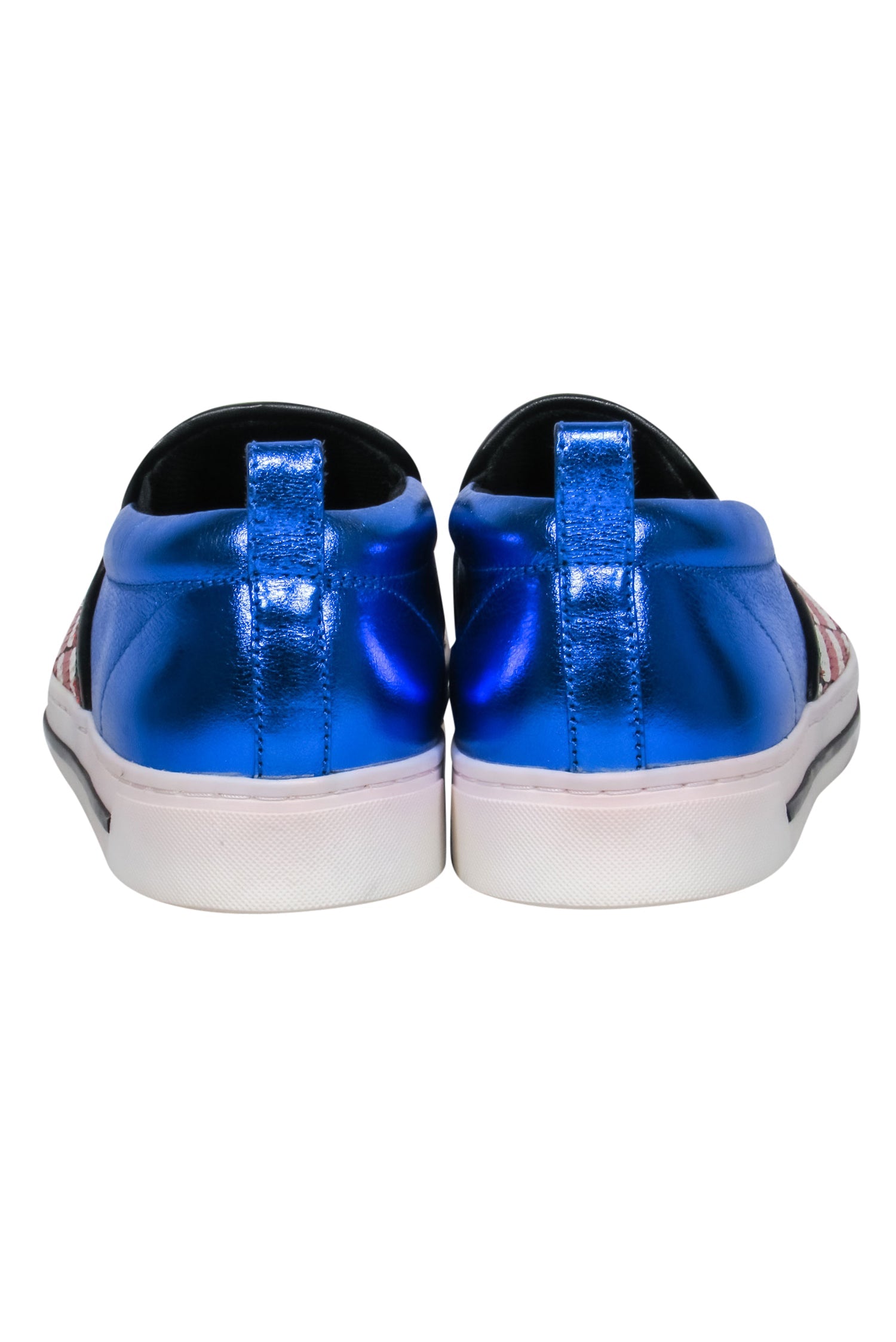 Marc Jacobs Patriotic Glam: Red, White & Blue Sequin Slip-On Sneakers (Size 8)