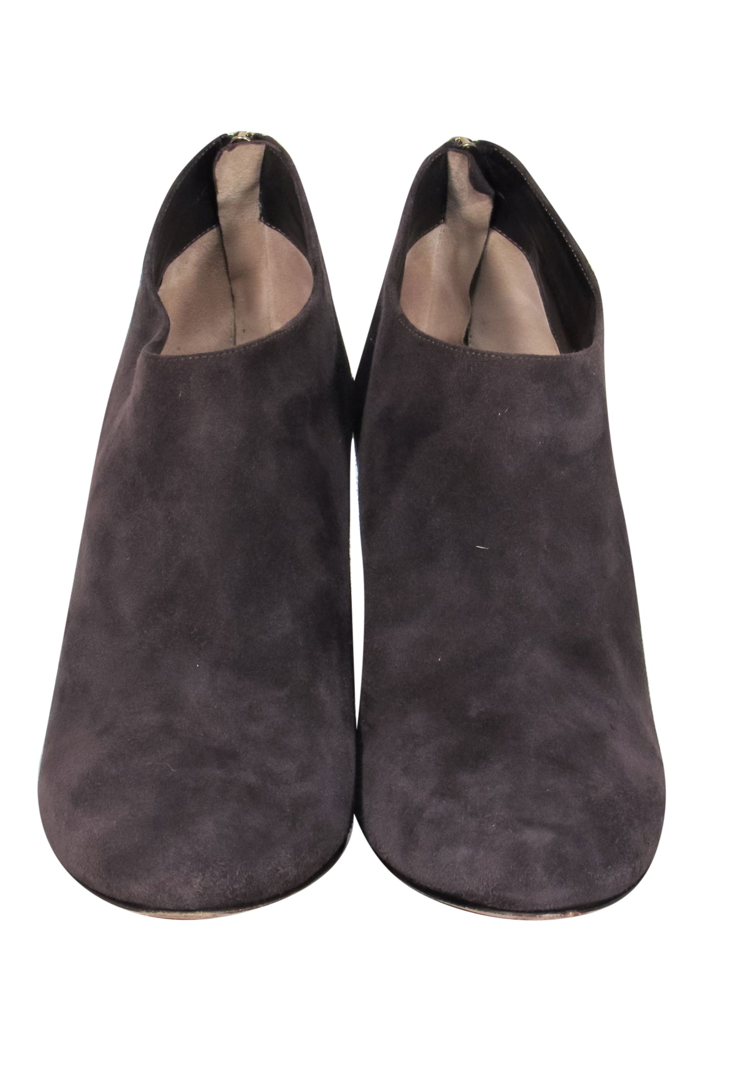 Jimmy Choo Brown Suede Heeled Booties - Size 10: Elevate Your Style!