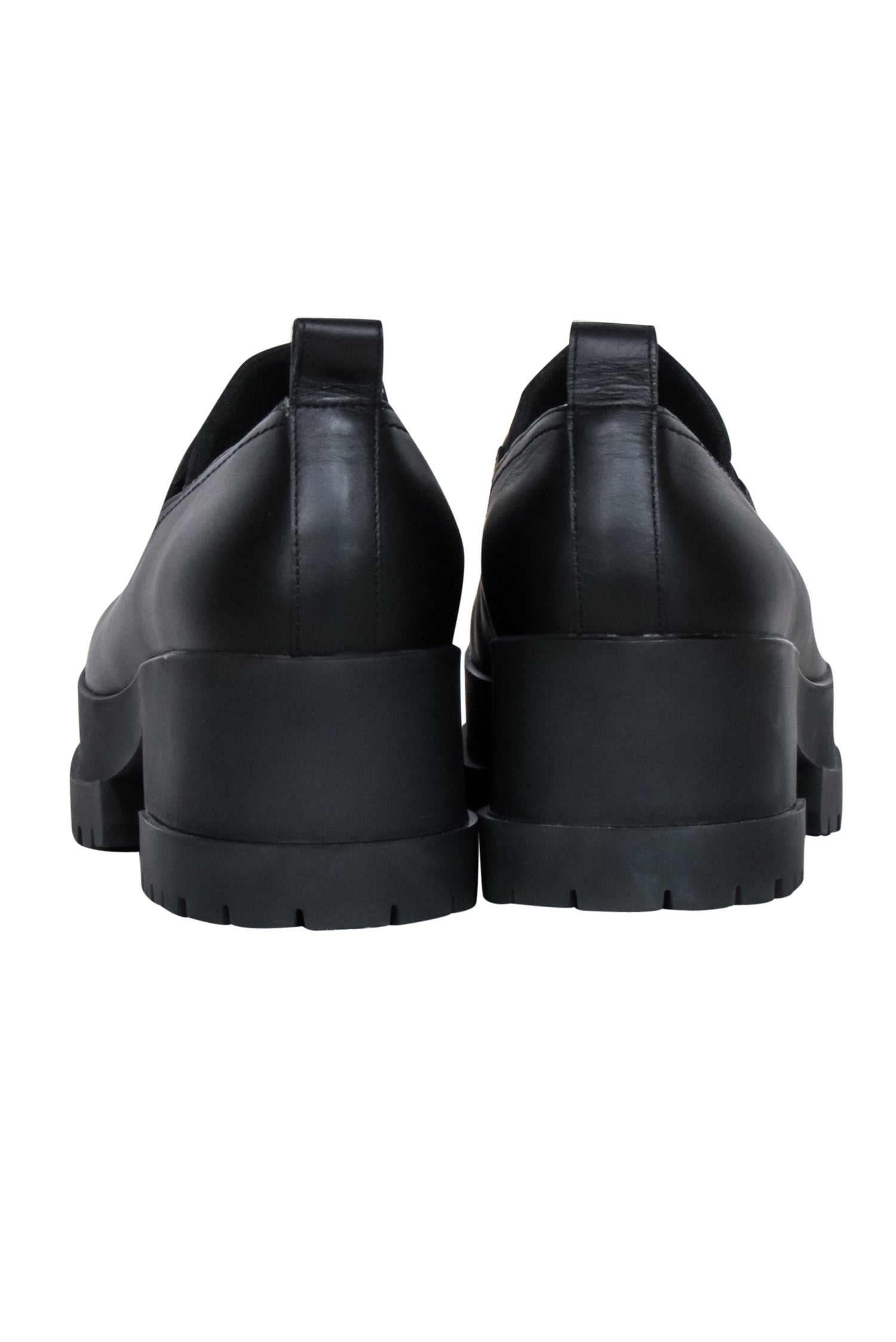 Clergerie Paris Black Leather Platform Loafers - Size 10, Elevate Your Style!