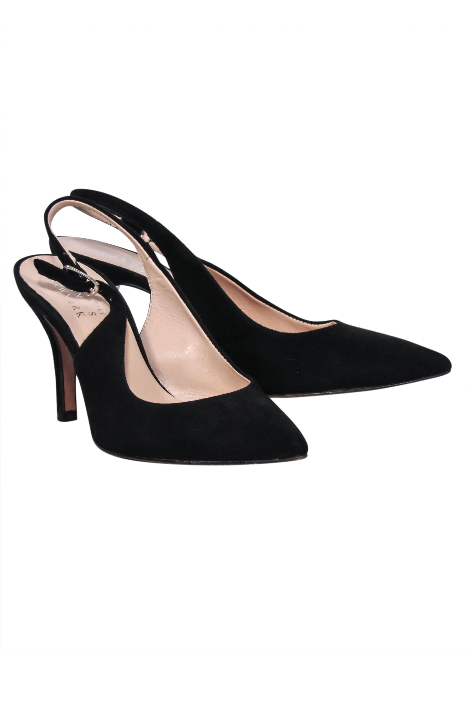 Barney's New York - Stunning Black Sling Back Pumps in Size 6.5