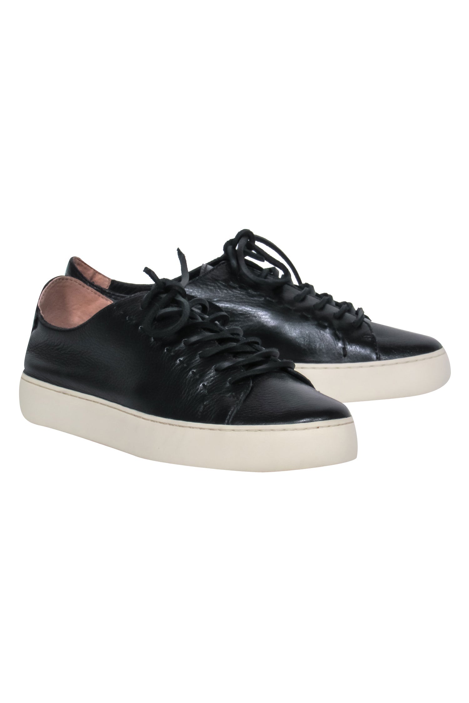 Frye's Stunning Black Leather Platform Lace - Up Sneakers in Size 9