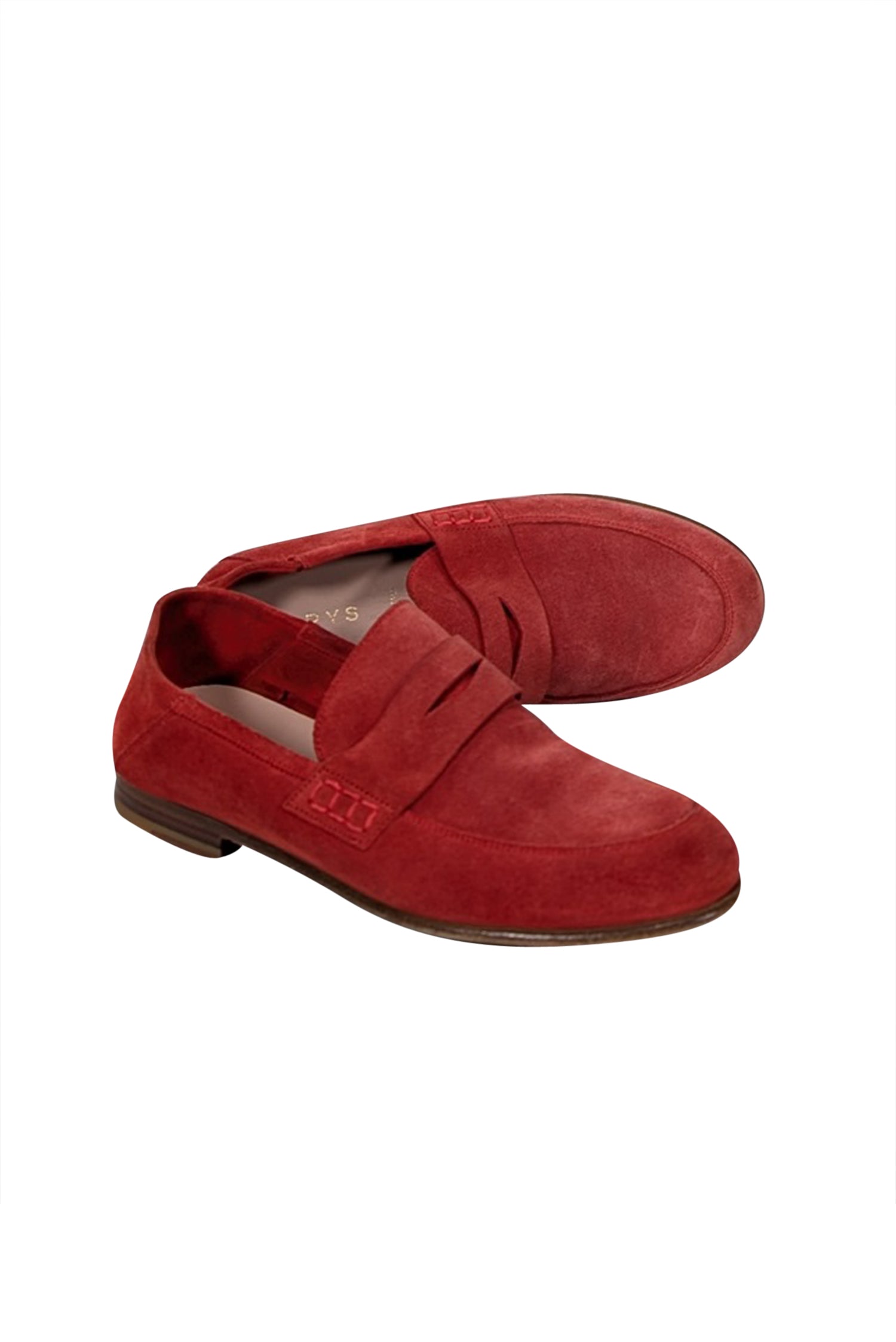Harrys of London - Stunning Red Suede Loafers, Size 7