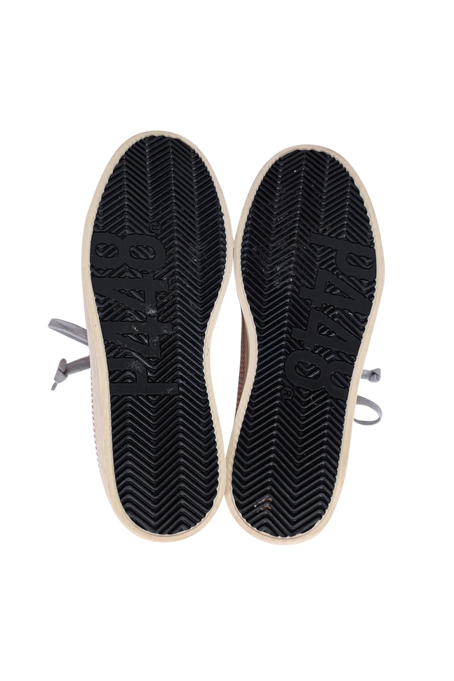 P448 Pink Knit Sneakers with White Trims - Size 8 - Irresistible Fashion!
