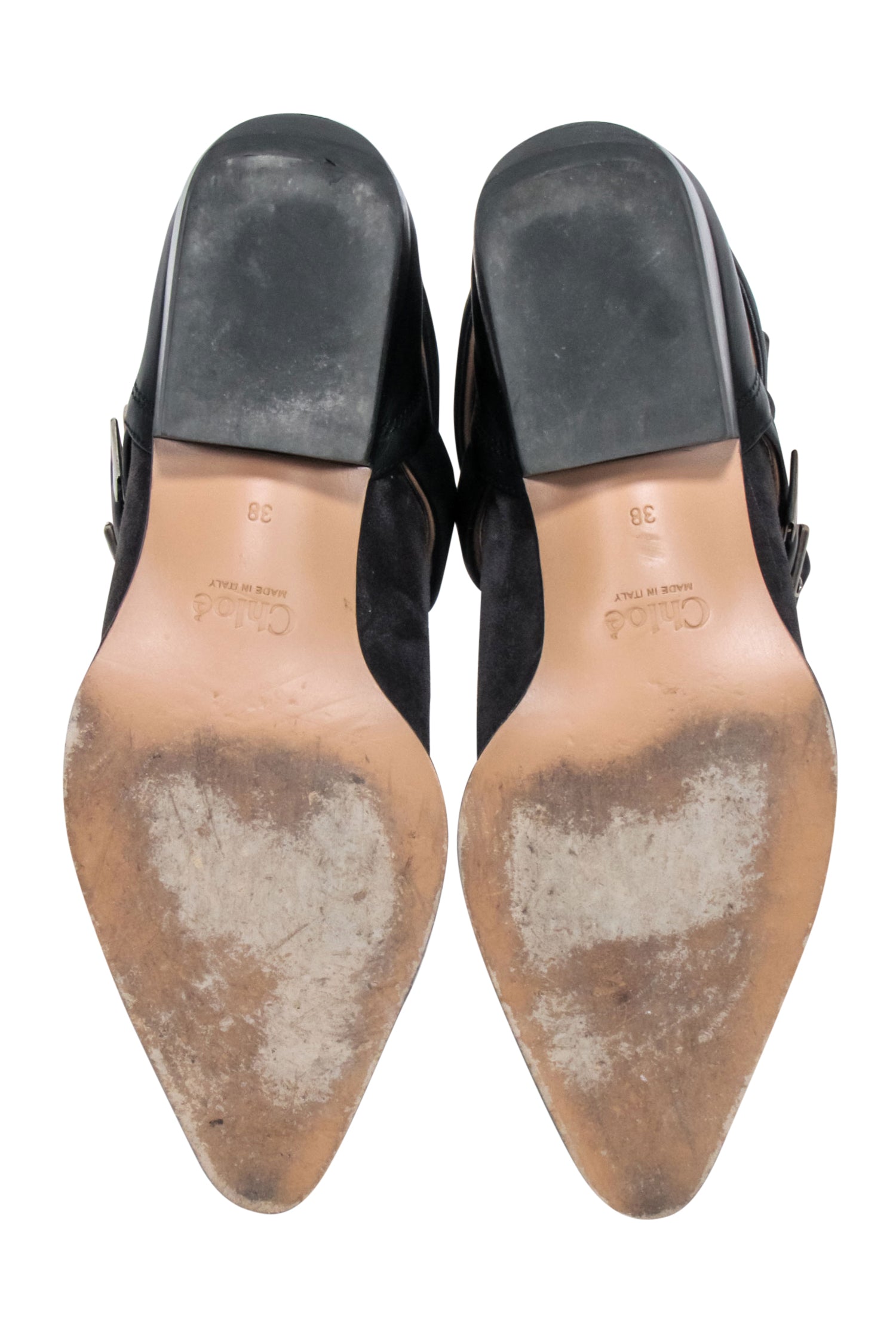 Chloe's Grey Suede Rylee Strap Booties - Size 8: Fall Fashion Must-Haves!