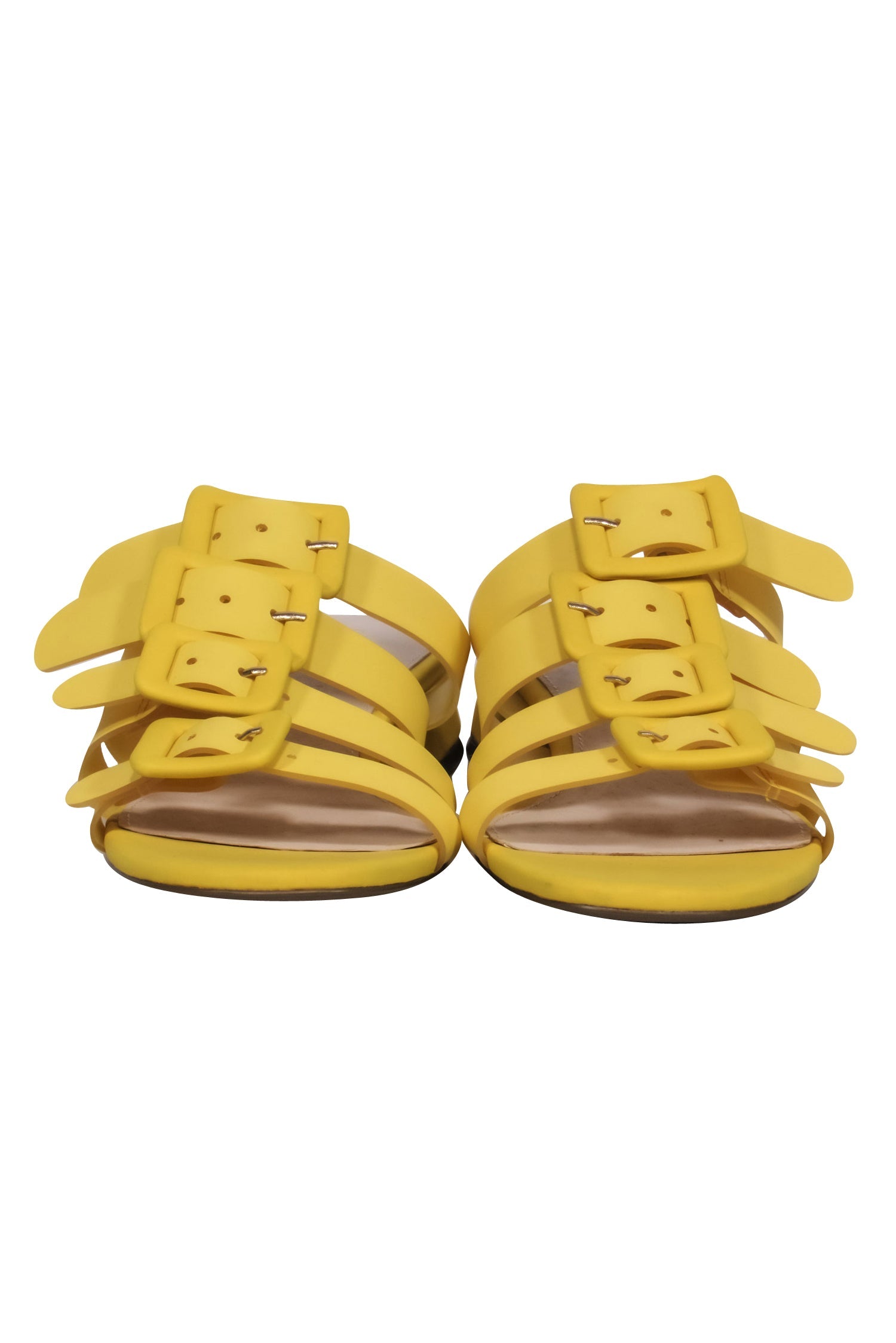 Cecelia New York - Gorgeous Yellow Leather Strappy Lexington Sandals in Size 8.5