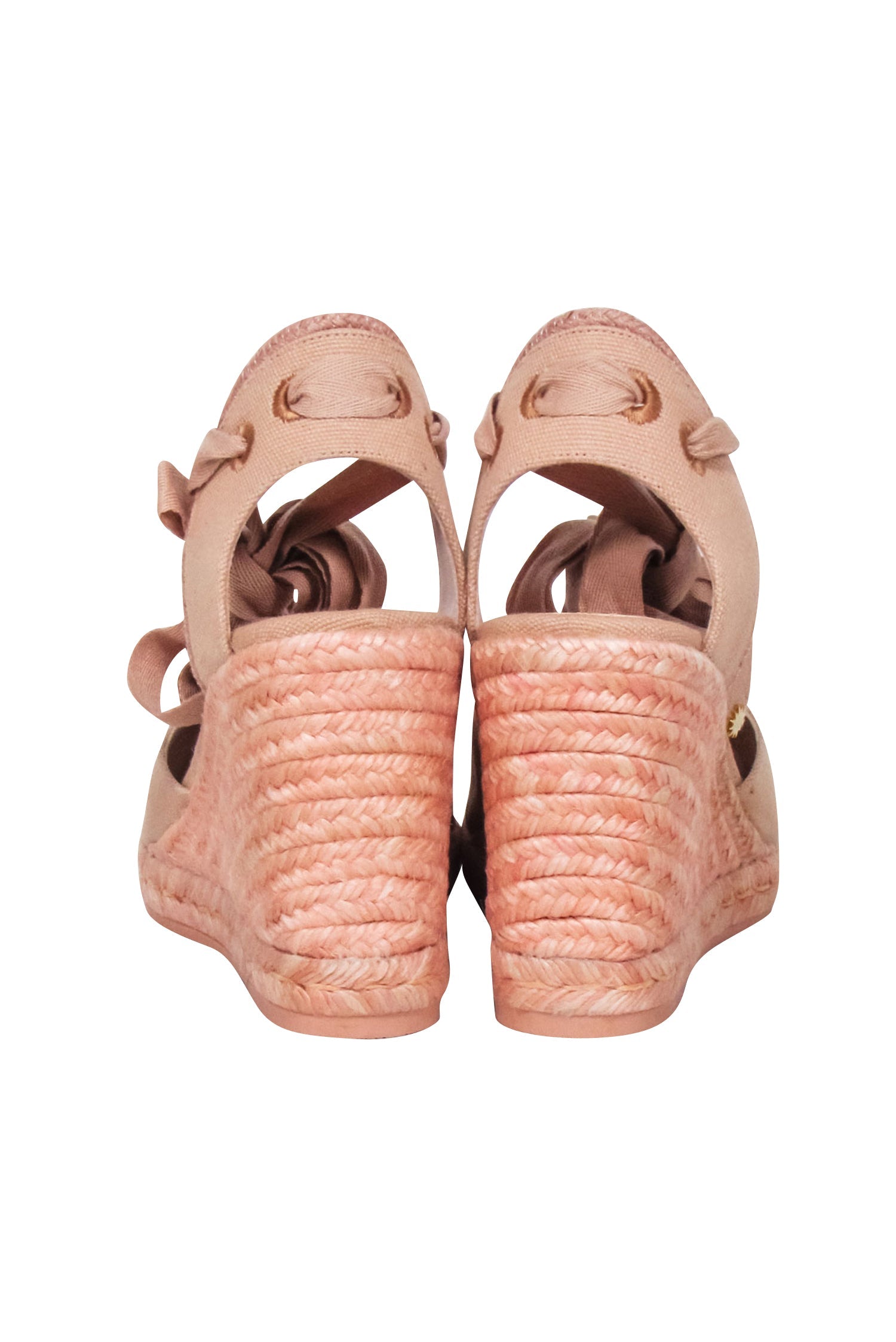 Stuart Weitzman Pink Marguerita Espadrille Wedges - Size 5.5, Summer Fashion Must-Have