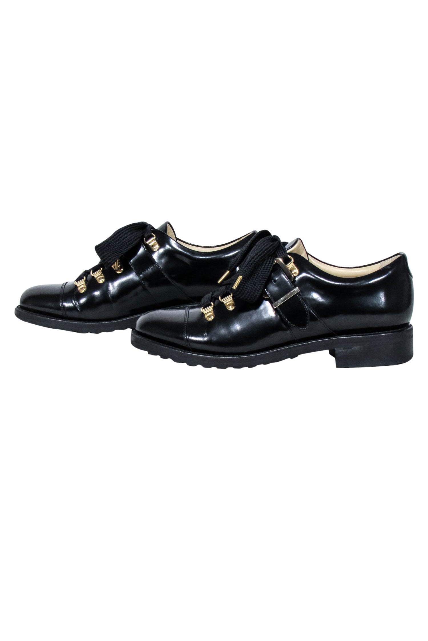 Angela Scott's Mr. Logan Black Leather Oxfords - Size 9: A Fashion-Forward Must-Have!