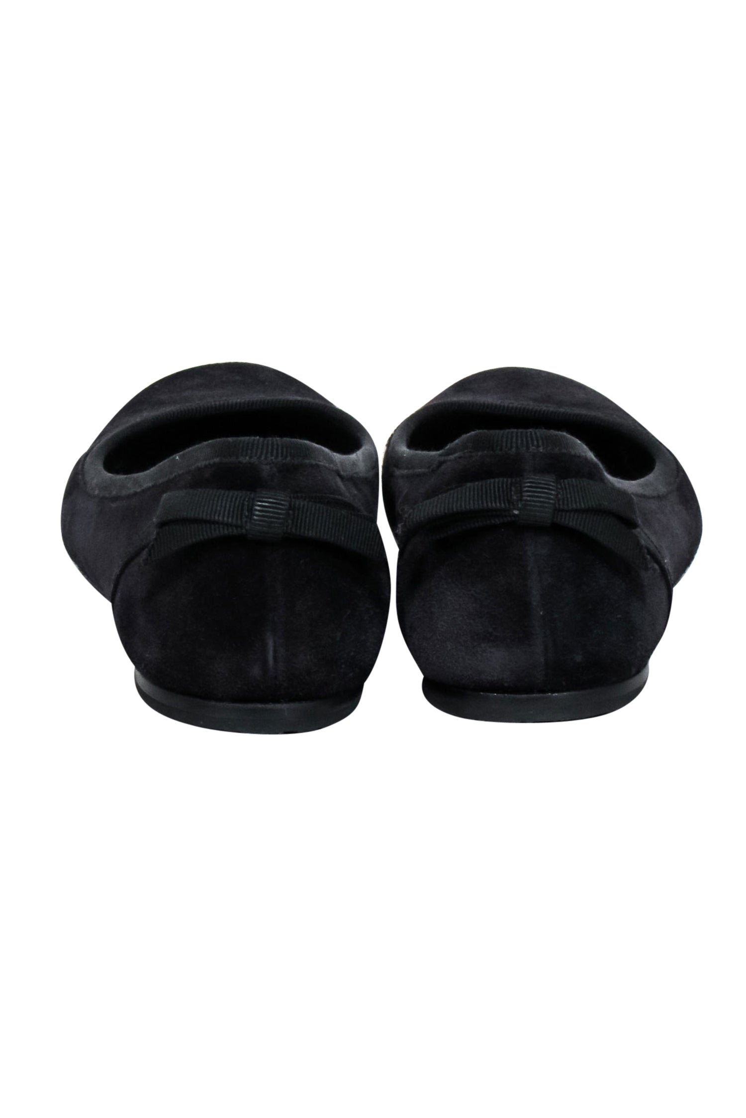 Ferragamo Black Suede Ballet Flats - Size 7.5 - Elevate Your Style!