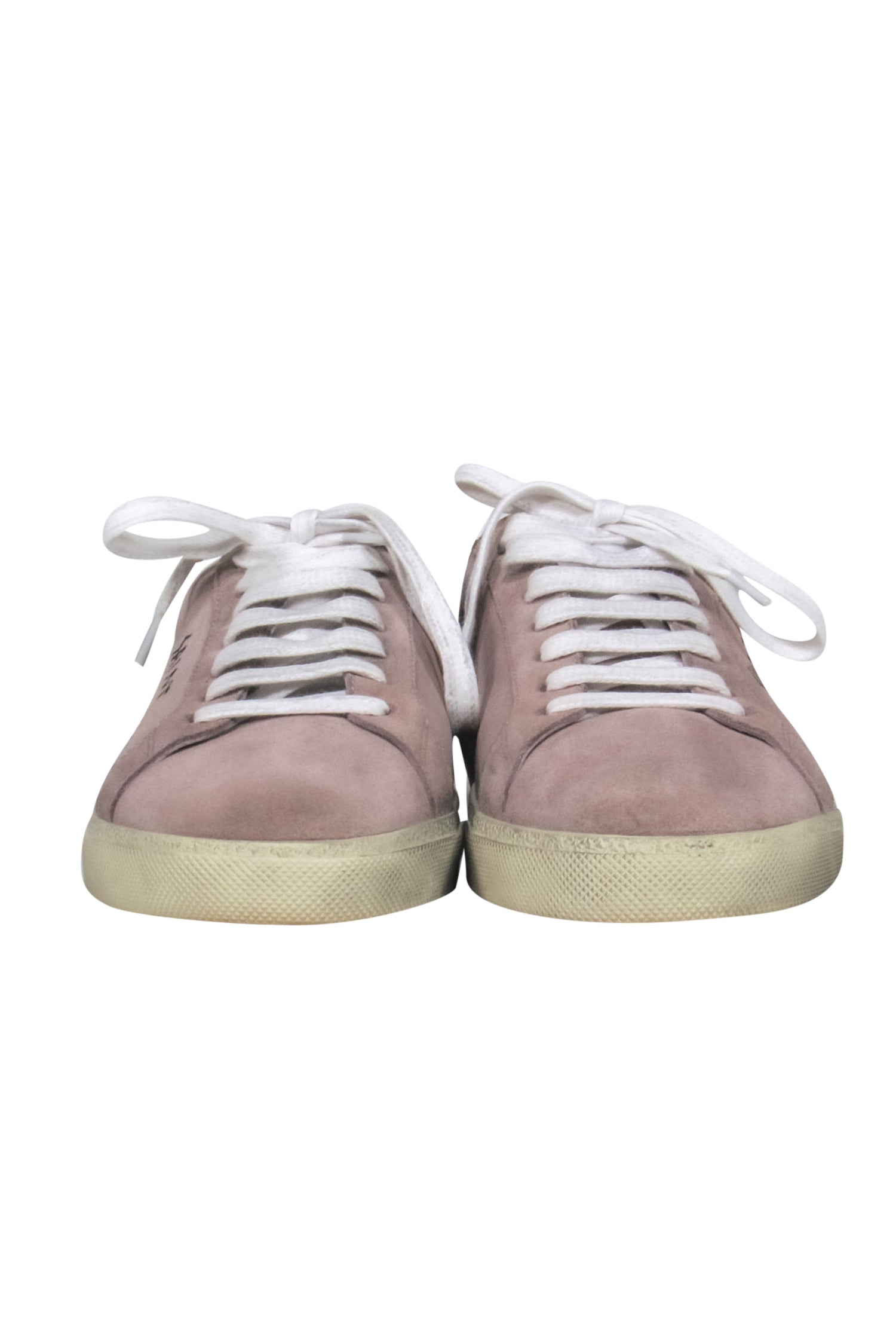 Saint Laurent Rose Suede Alpha Sigma Size 10 Trendy Sneakers