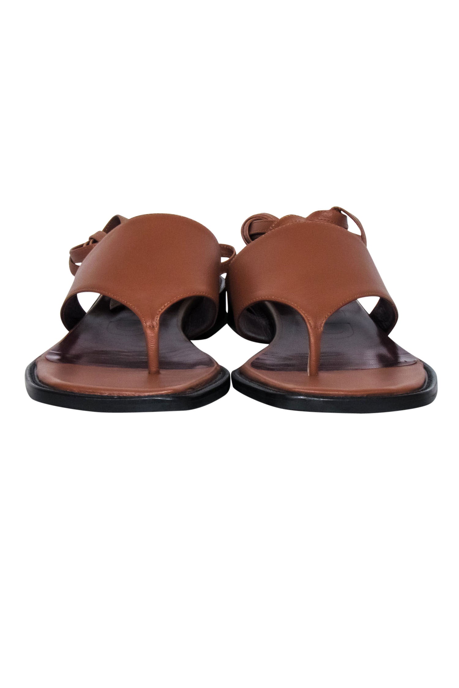 Staud Tan Square Toe Strappy Sandals - Size 9 - Ideal for Summer Adventures