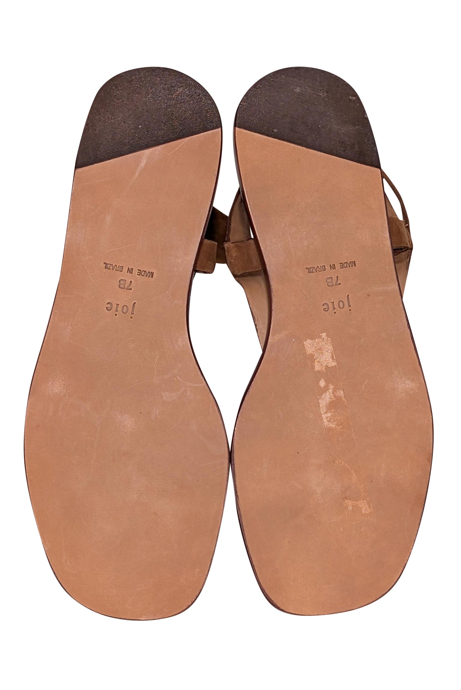 Joie Tan Leather Strappy Thong Sandals - Size 7 - Summer Must-Have!
