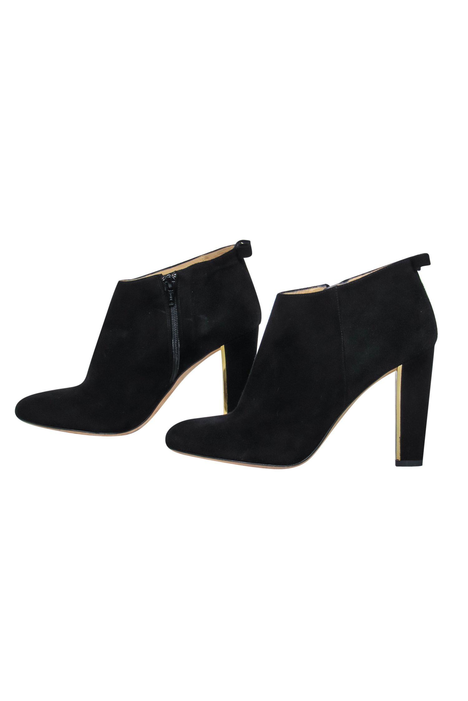 Kate Spade Black Suede Booties with Bow - Size 8: Chic Autumn Must - Haves!