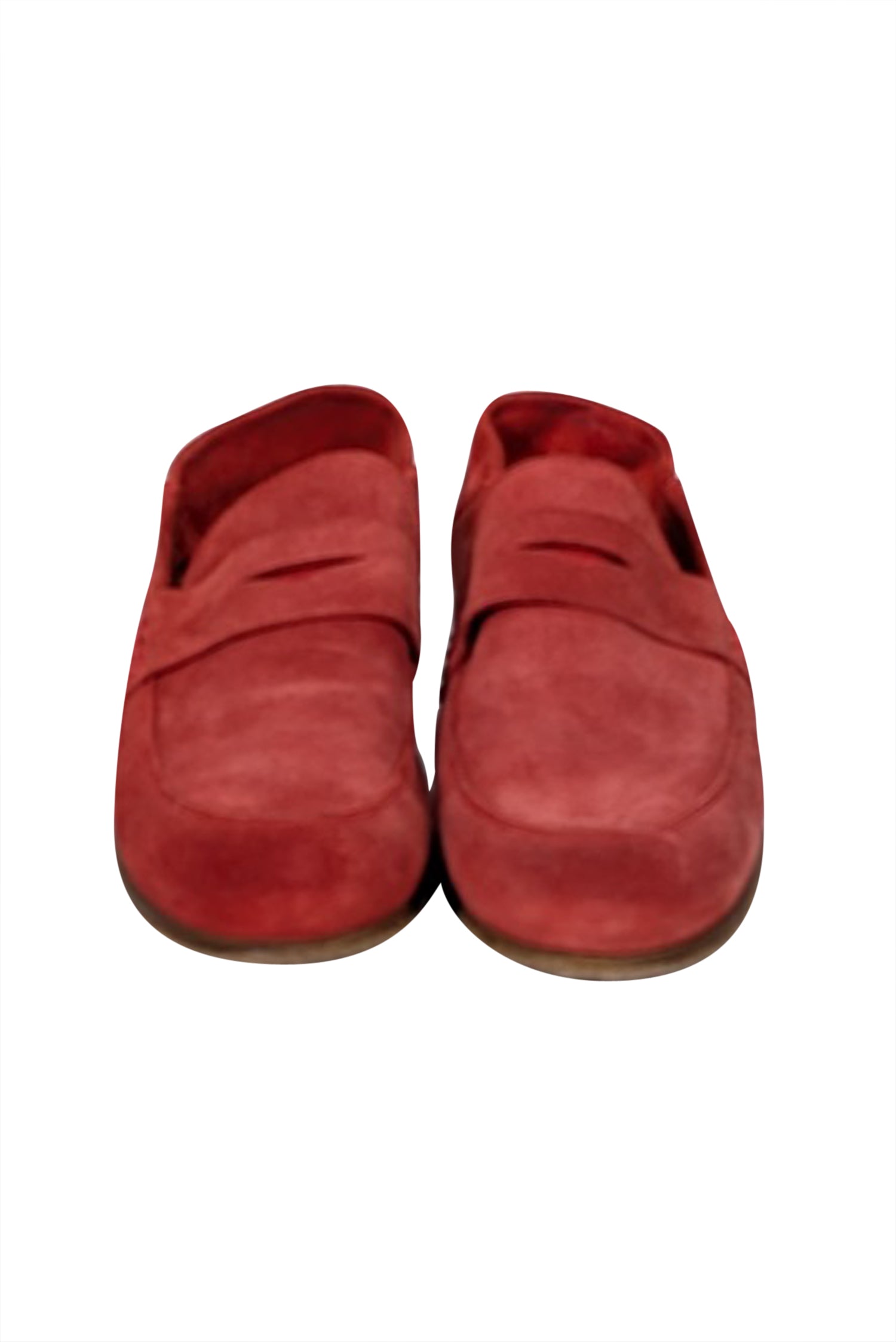 Harrys of London - Stunning Red Suede Loafers, Size 7