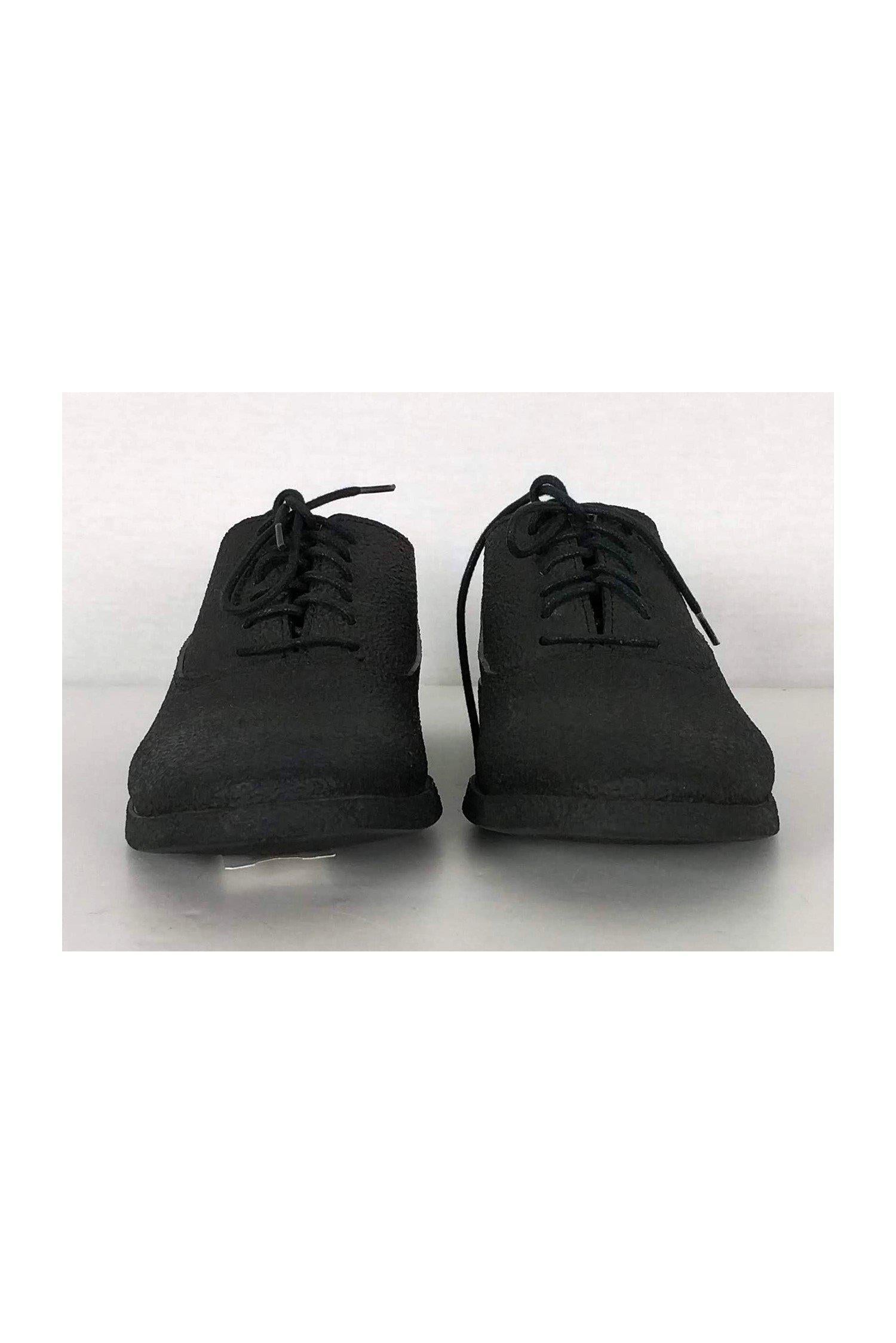 Maison Martin Margiela's Stunning Black Textured Oxfords - Size 6.5