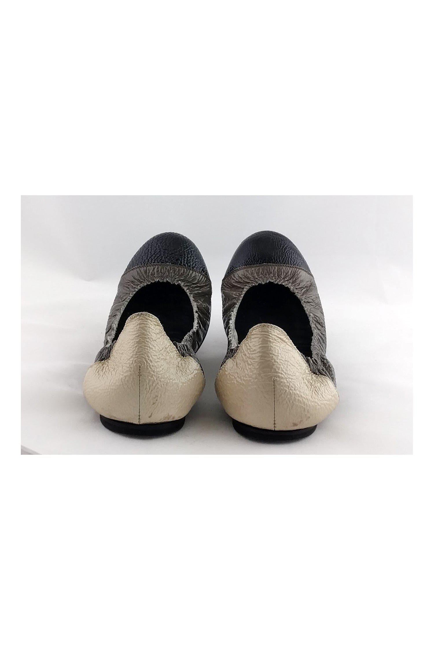 Brunello Cucinelli Taupe Cap Toe Flats - Size 11 - Italian Elegance