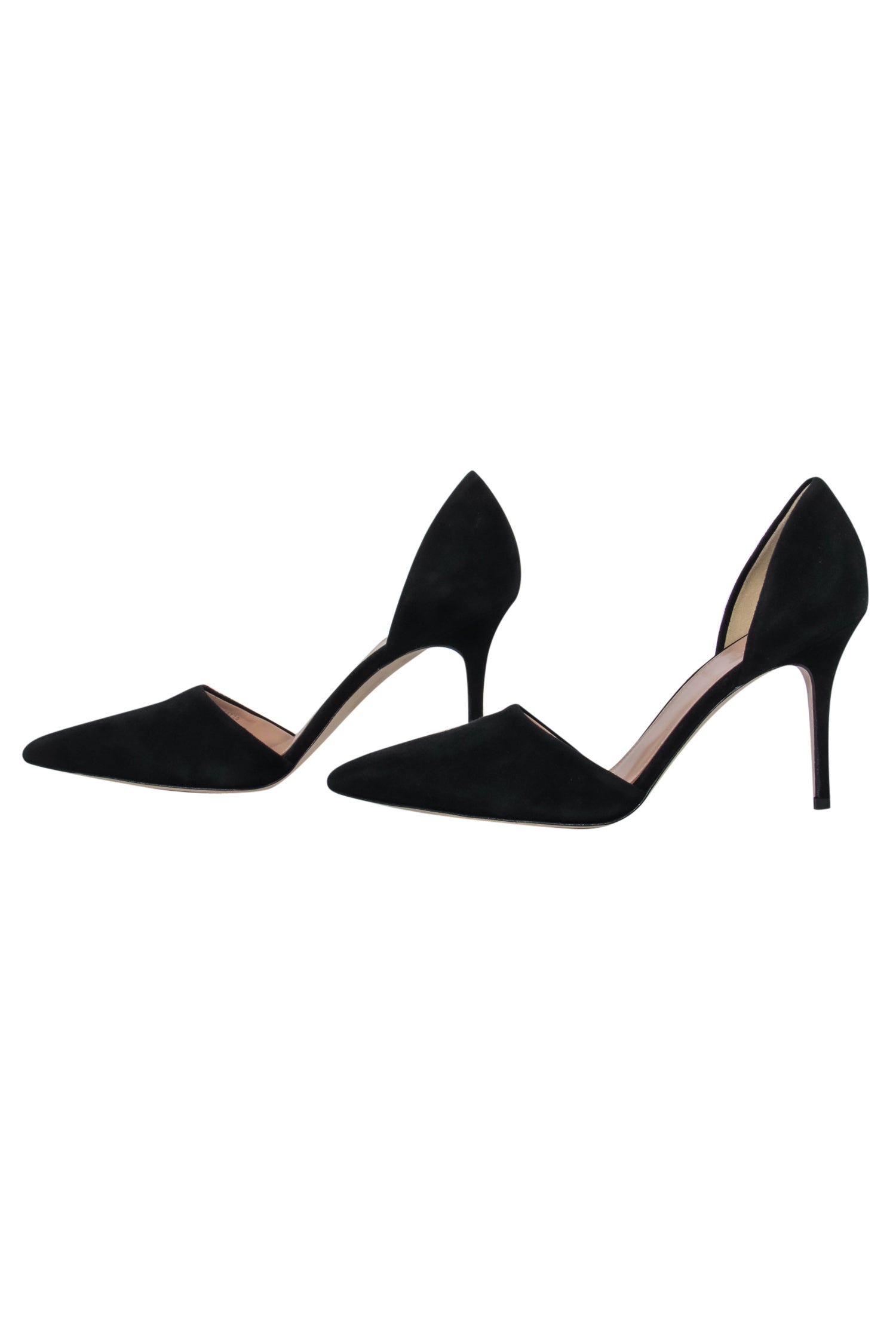 J.Crew Black Suede D'Orsay Pumps - Size 7.5 (Attention: Details in Description Mention Size 9)