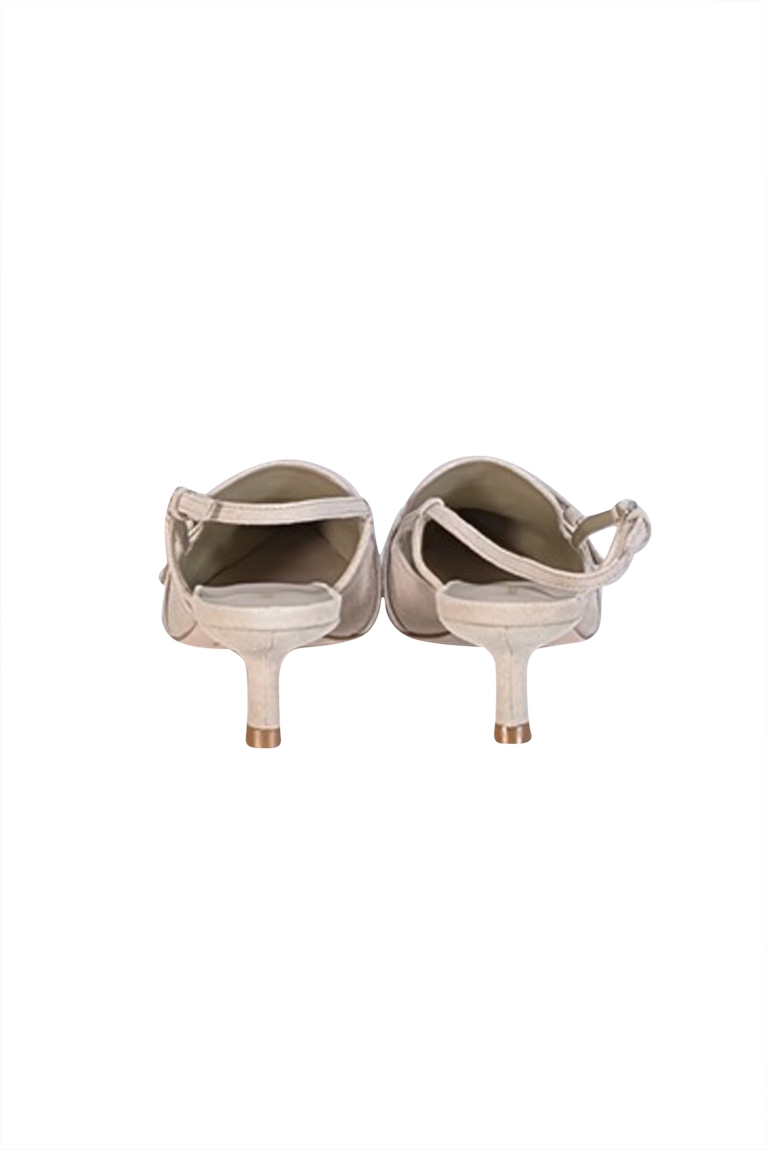 Reformation Beige Suede Strappy Kitten Heel - Size 7.5: Elevate Your Style Now!