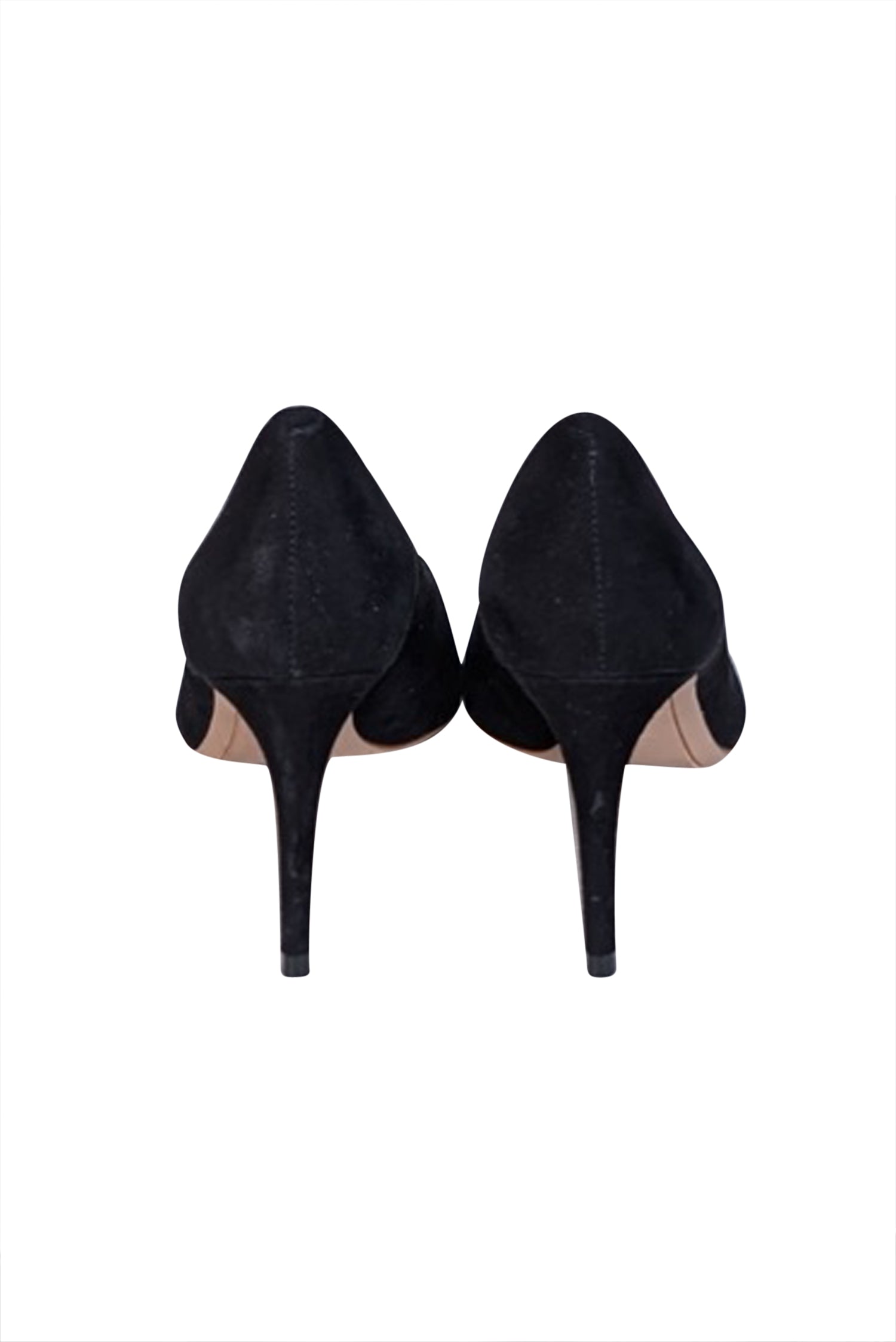 Sophia Webster's Enchanting Black Suede Rose Gold Butterfly Toe Pumps - Size 11