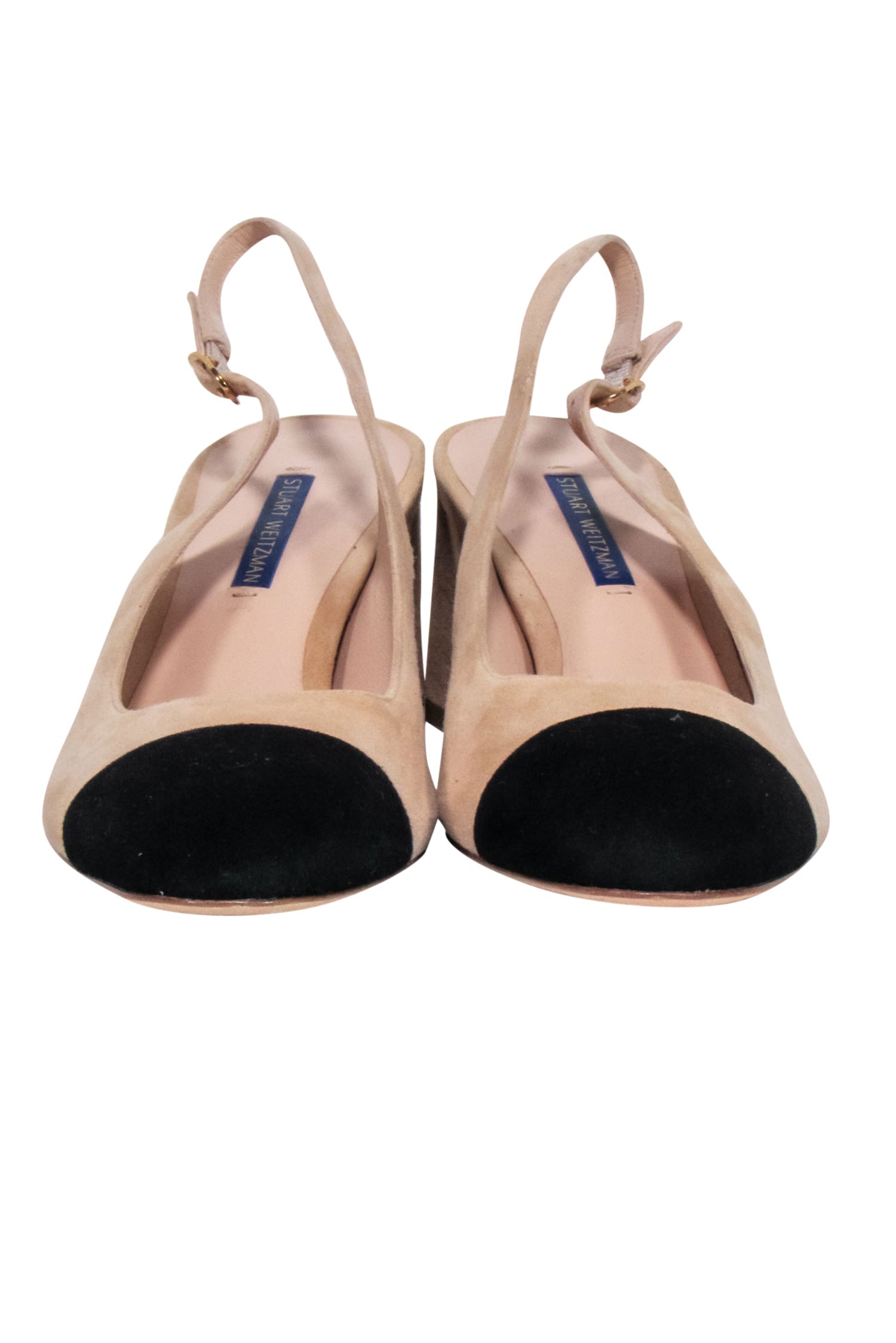 Stuart Weitzman - Gorgeous Beige Suede Sling Back Heels in Size 9