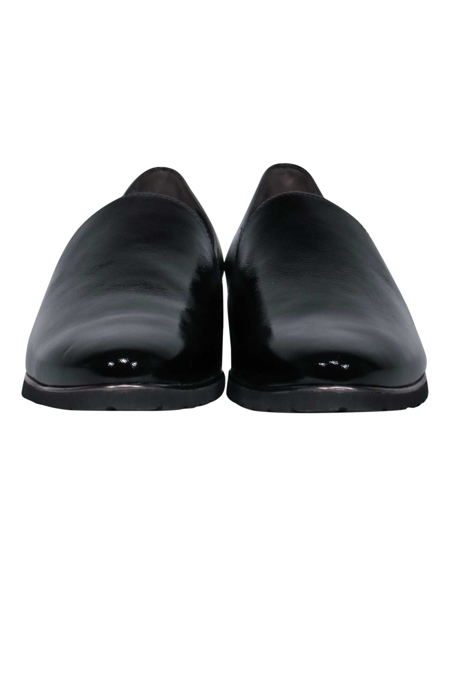 Paul Green Black Patent Leather Loafers - Size 10.5: A Timeless Office Essential