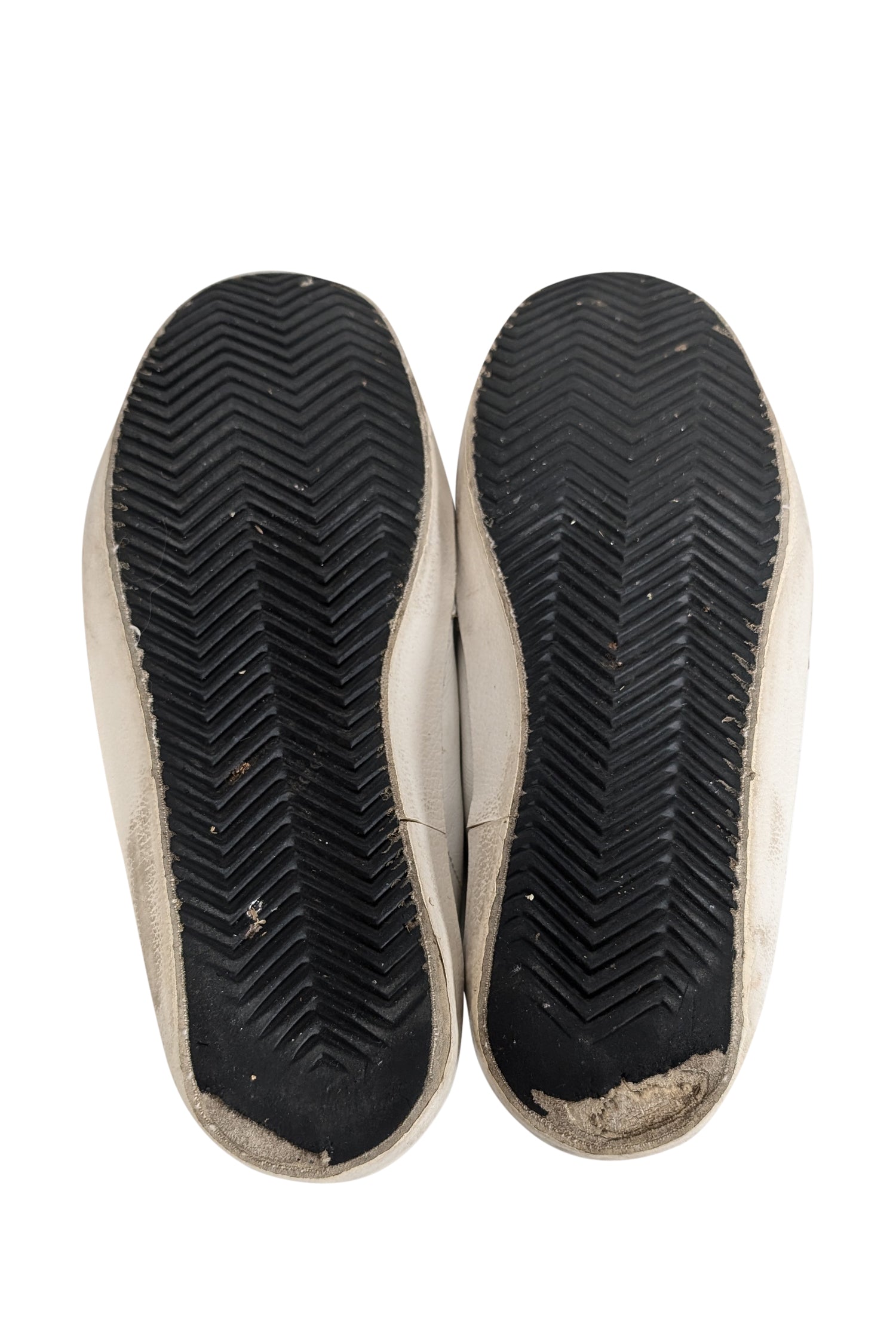 Golden Goose Ivory Superstar Sneakers - Size 8 - Fashionable Footwear